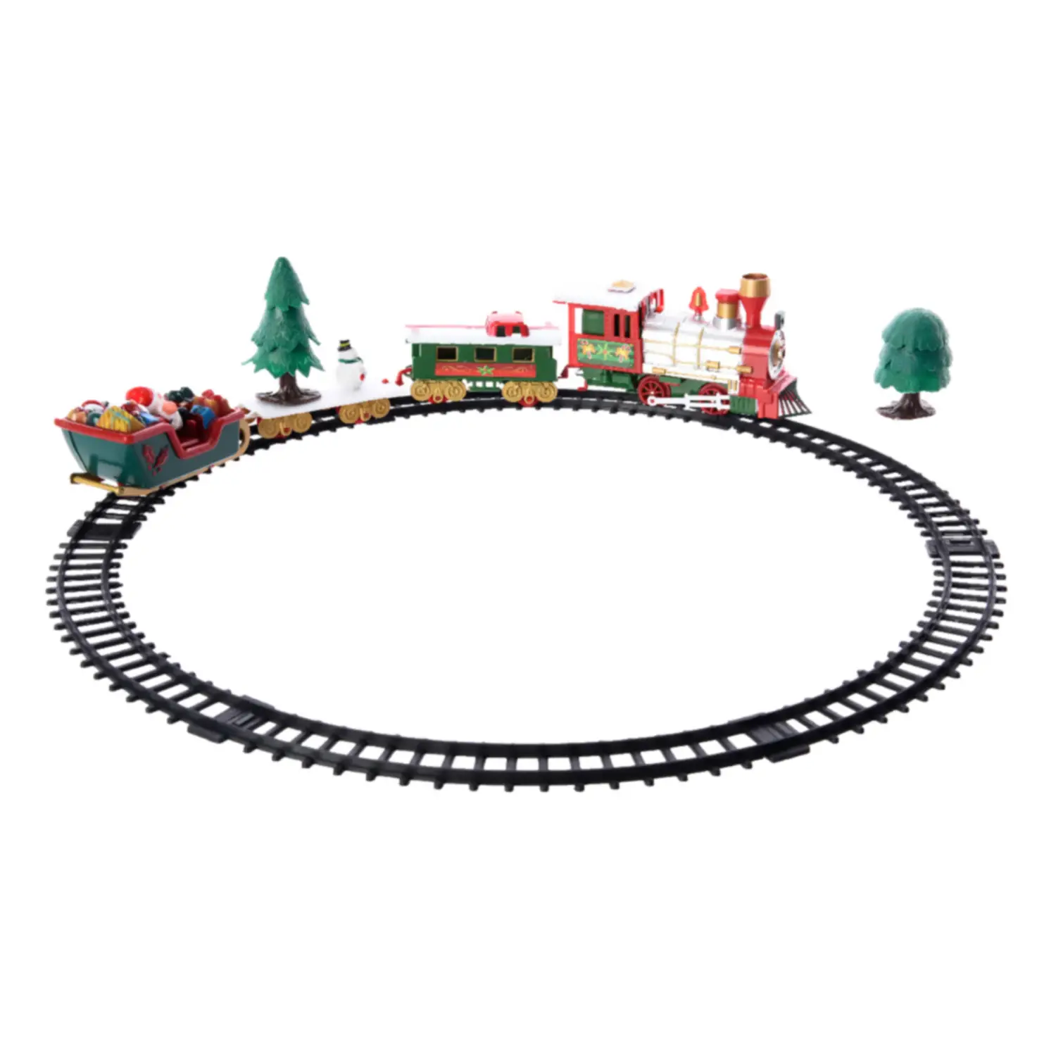 Pista Treno in Plastica con Luce LED Fissa Bianca Calda - addobbi casa