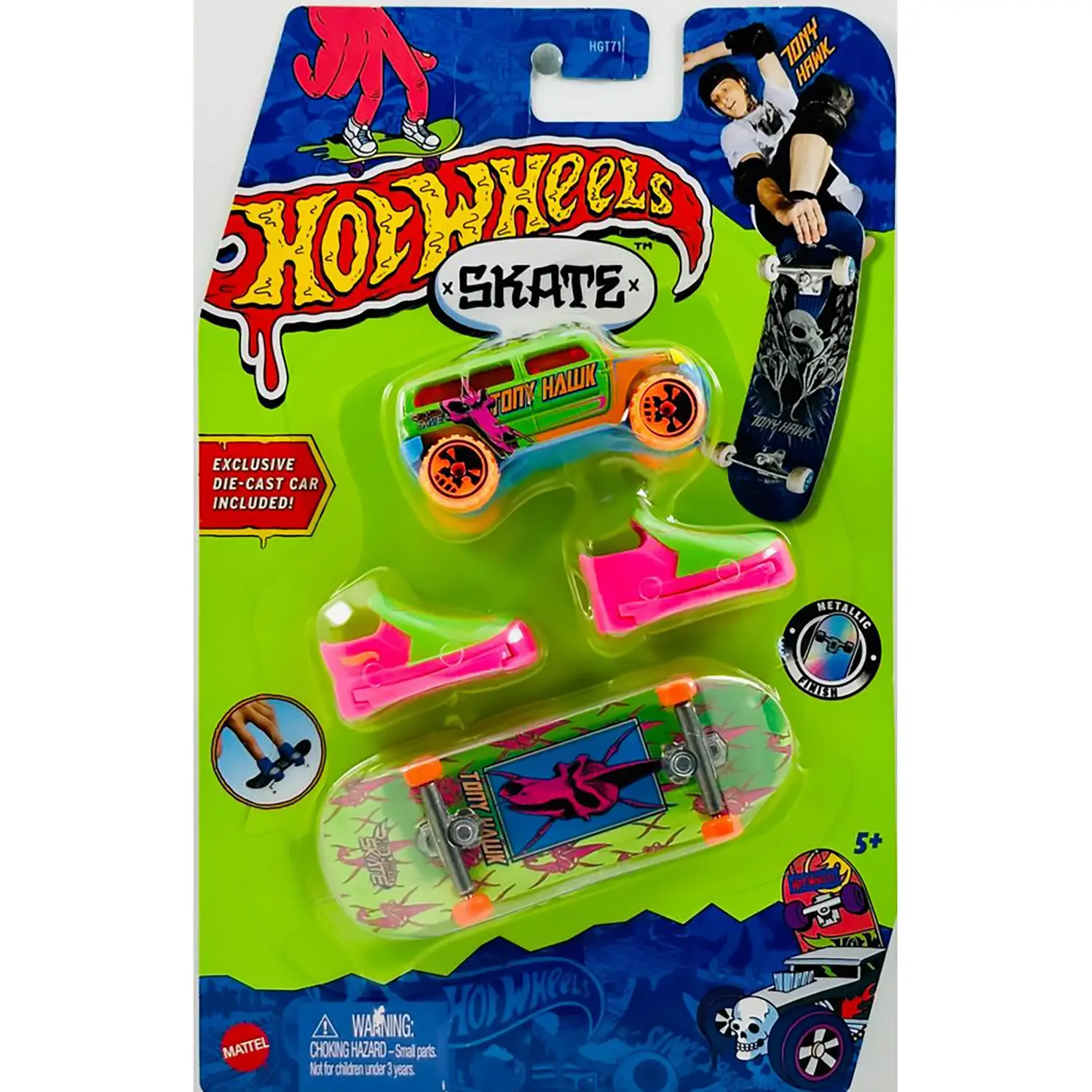 HOT WHEELS SKATE COLLECTOR SKATE + VEICOLO HNG65 - modellini