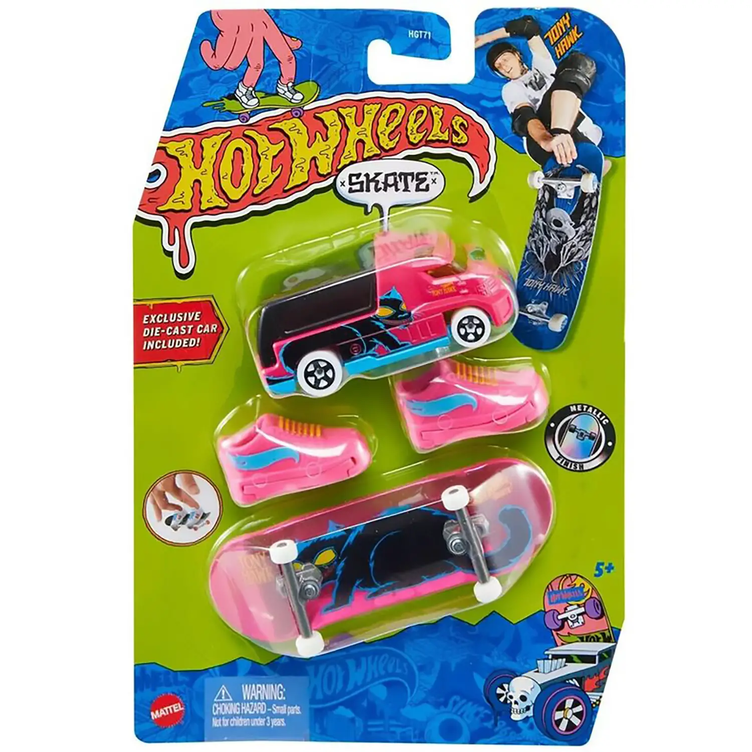 HOT WHEELS SKATE COLLECTOR SKATE + VEICOLO HGT71 - modellini