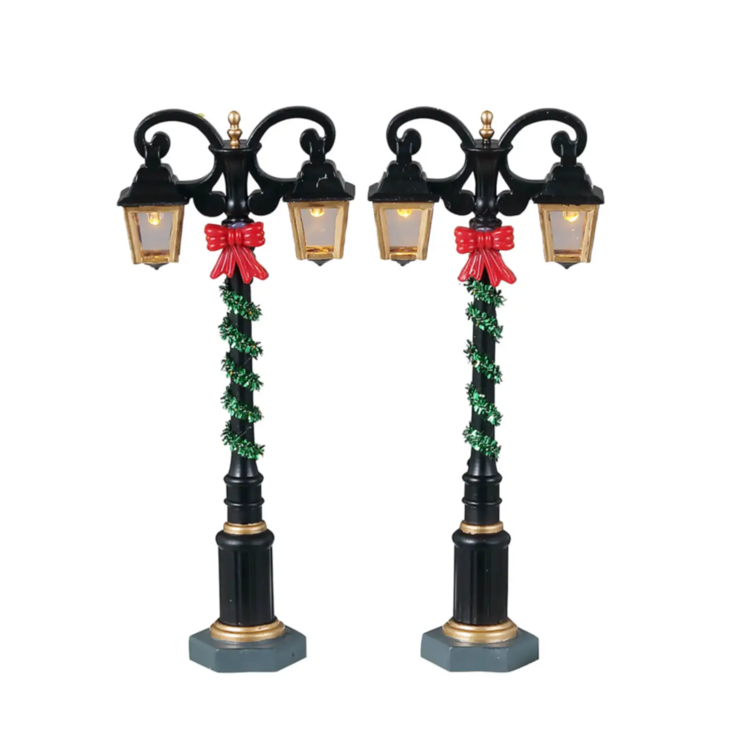 Lemax Splendid Lights 34090 – Lampioni Natalizi Luminosi Caddington - scene e villaggi