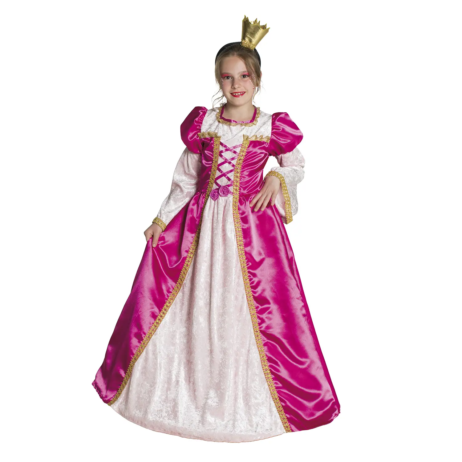 Costume Principessa Rose Bambina 5/6 Anni - abiti bambino e bambina