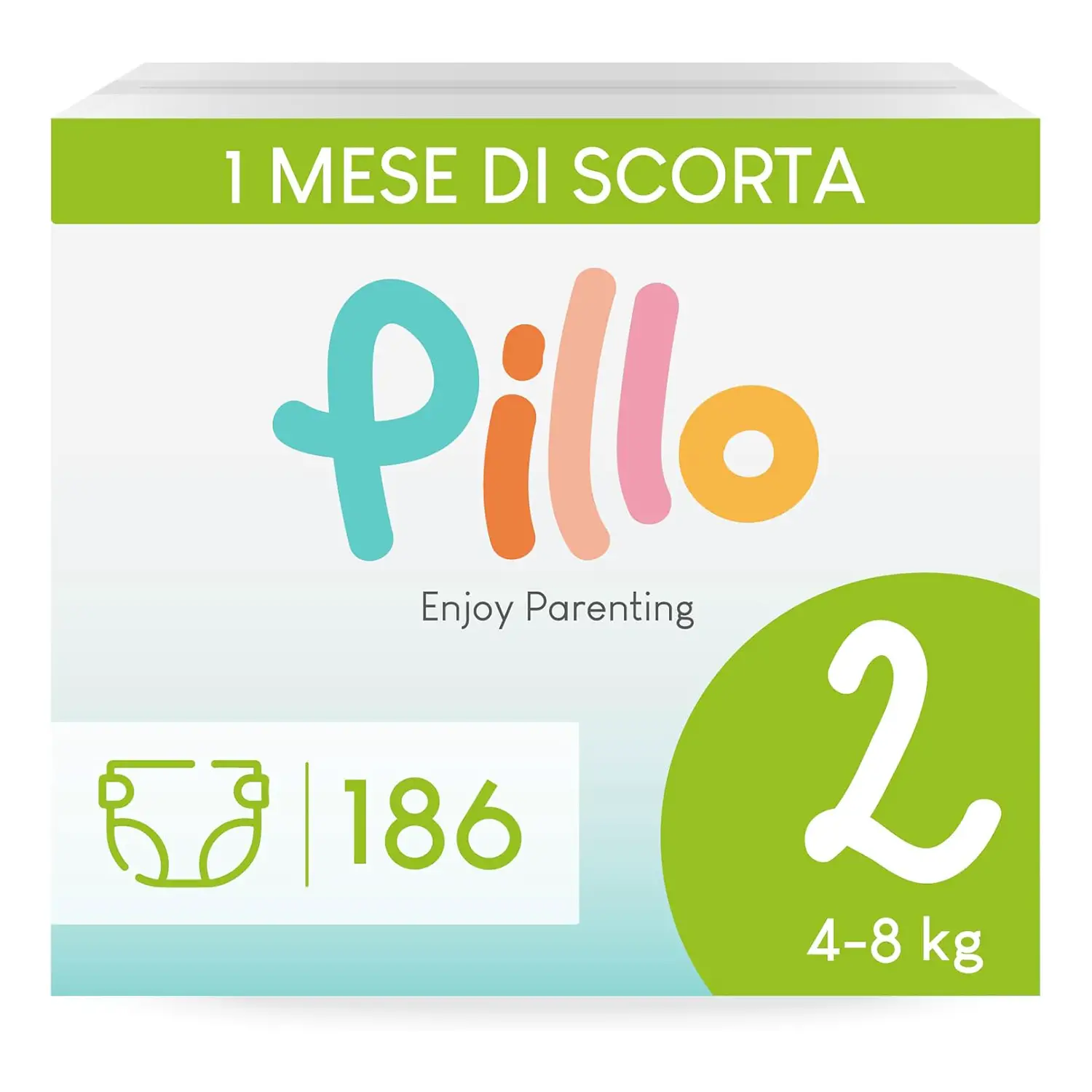 Pannolini Pillo Enjoy Taglia 2 Mini (4-8 kg) - Confezione da 31 Pezzi - pannolini e salviettine