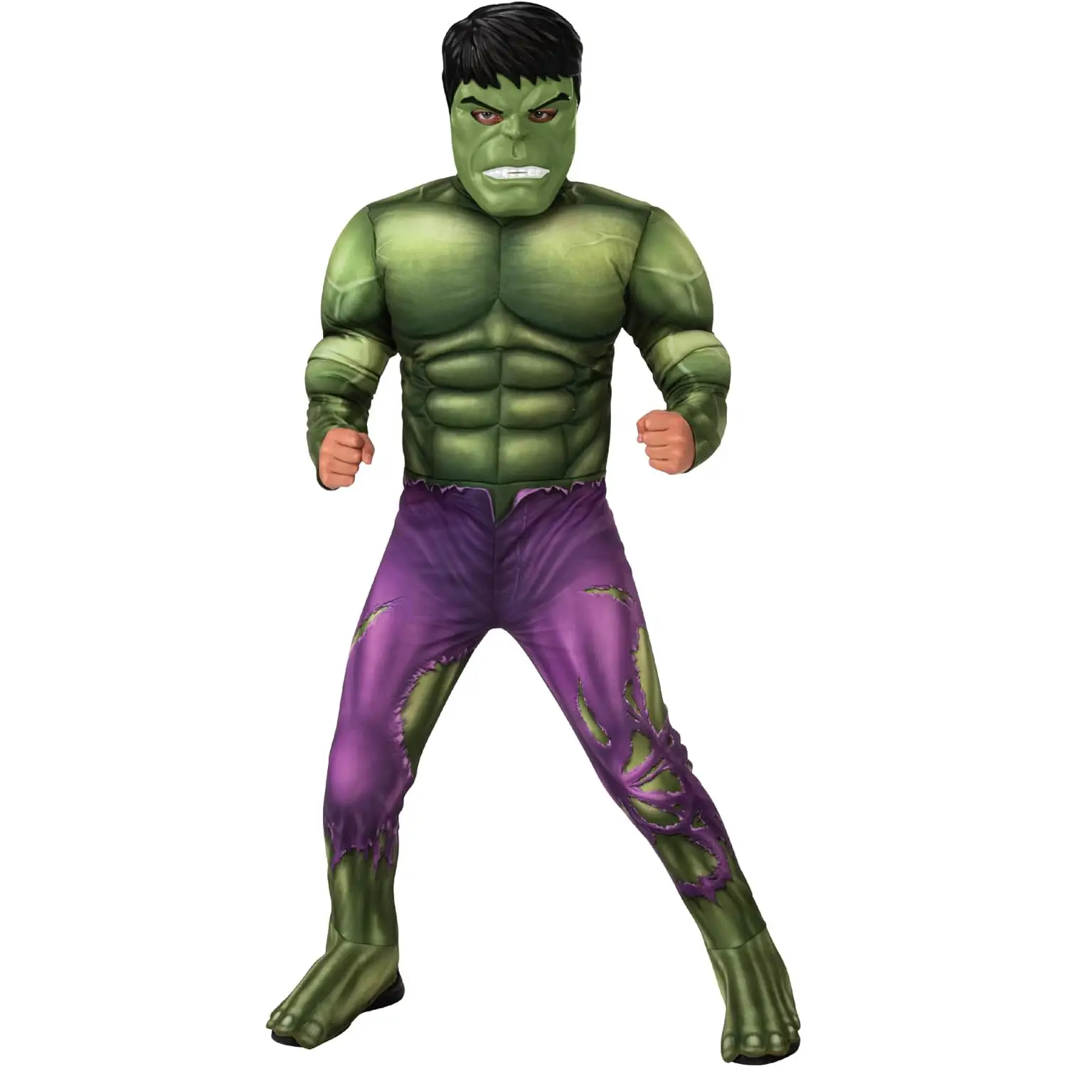 Costume Hulk Deluxe per Bambini - Taglia XXS - 3/4 anni - abiti bambino e bambina
