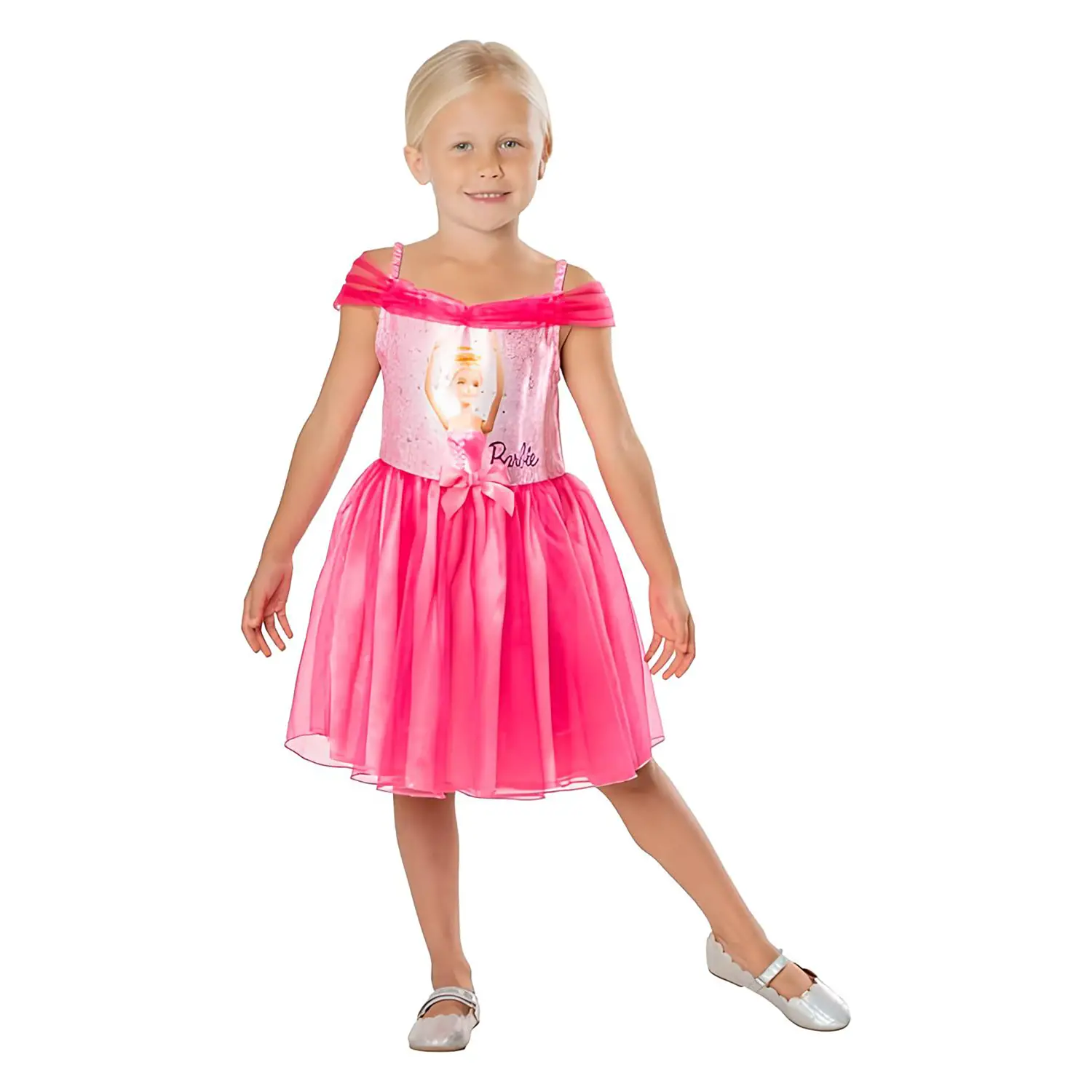 Costume Barbie Ballerina per Bambine - Taglia M - 5/6 anni - abiti bambino e bambina