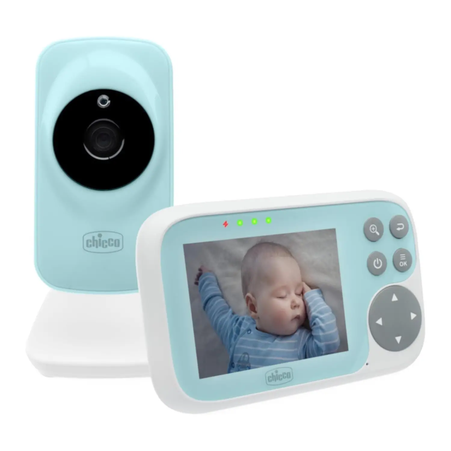 Chicco Video Baby Monitor Start – Schermo a Colori 3.2" con Portata 200mt - interfono videomonitor