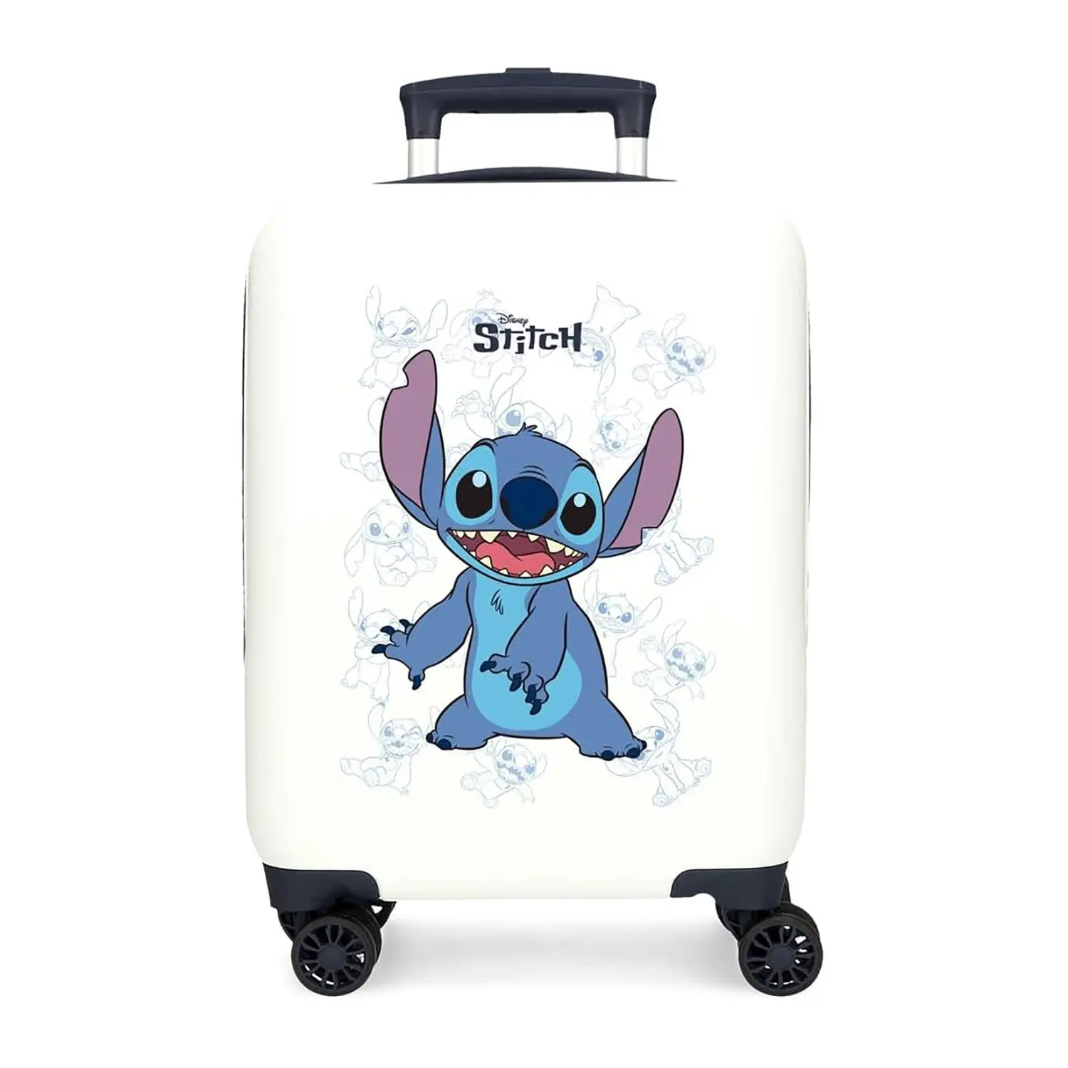 Happy Stitch Trolley Abs 50 Cm 4 Ruote Bianco - valige e borse da viaggio