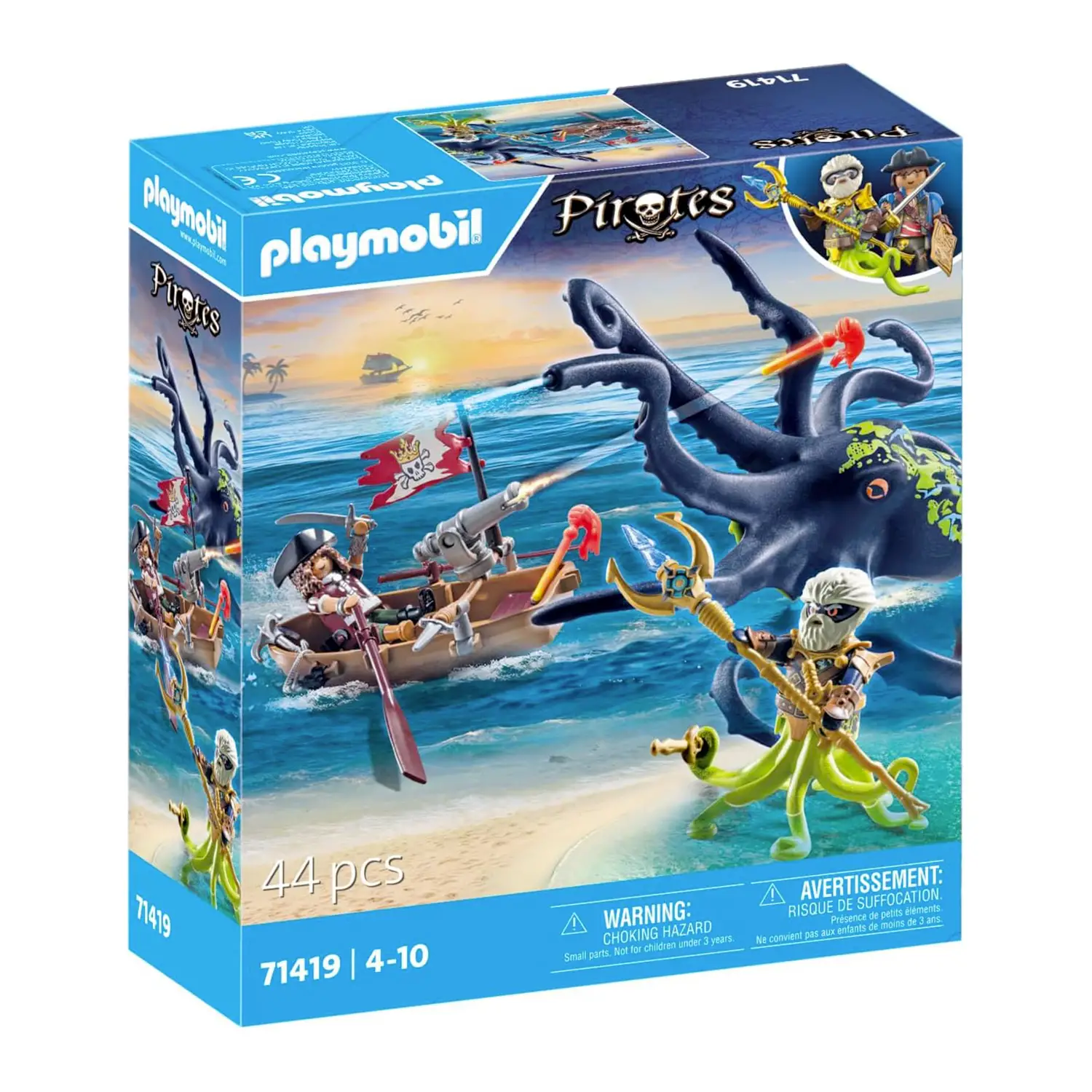 Pirata Contro Piovra Gigante Playmobil Pirates - playmobil