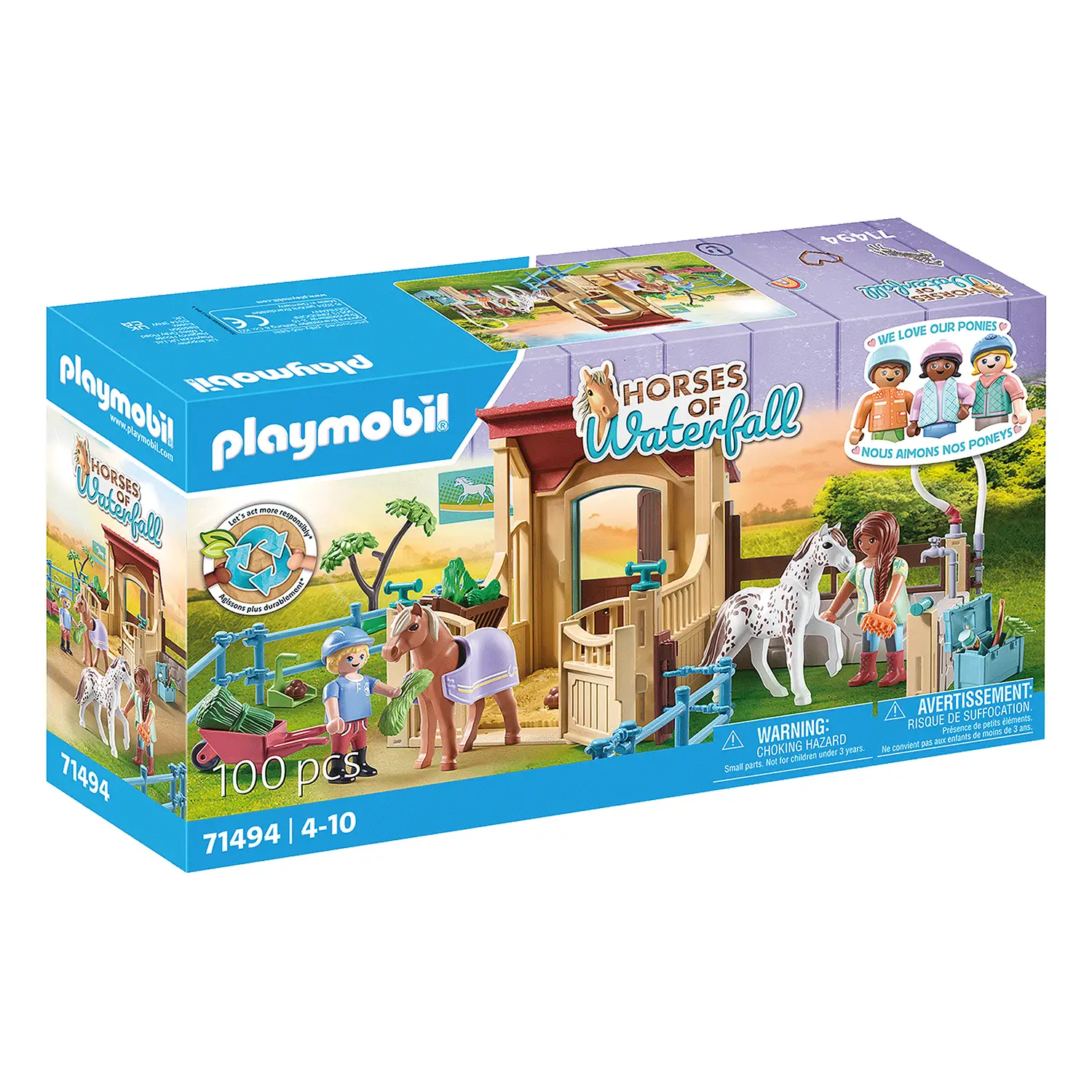 Scuderia Con Recinto Playmobil Horses Of Waterfall - playmobil