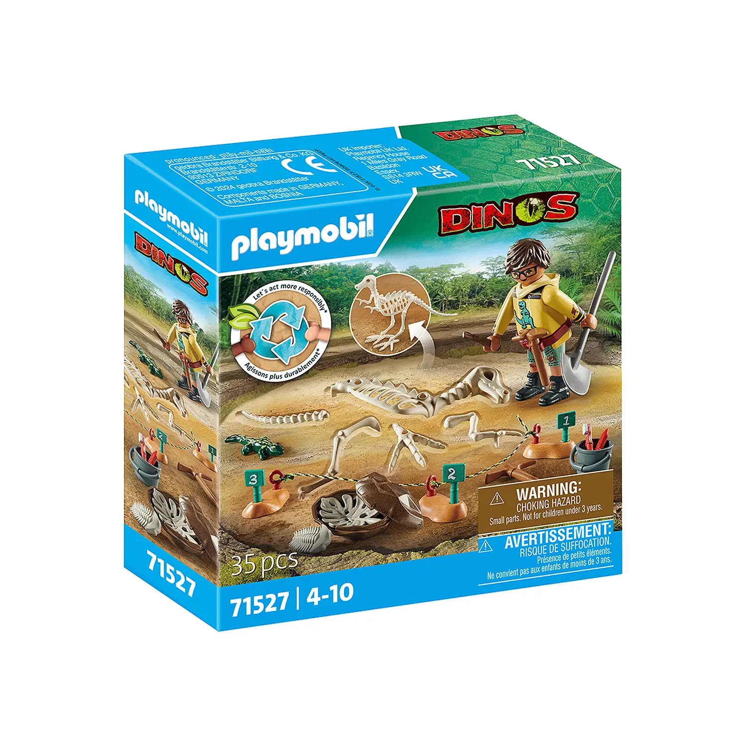 Playmobil Fossili Di Dinosauro 71527 - playmobil