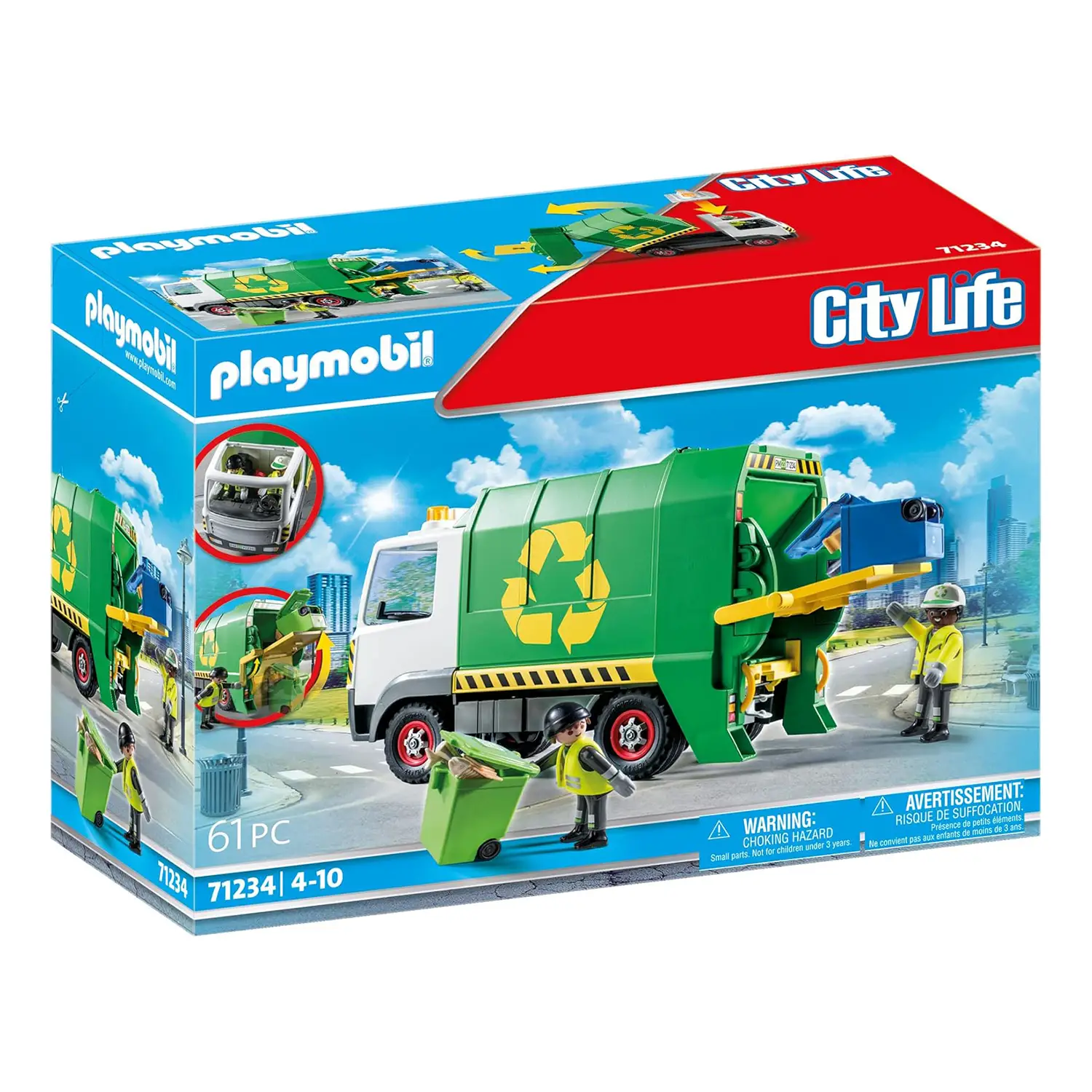 Camion Raccolta Differenziata Playmobil City Life - playmobil
