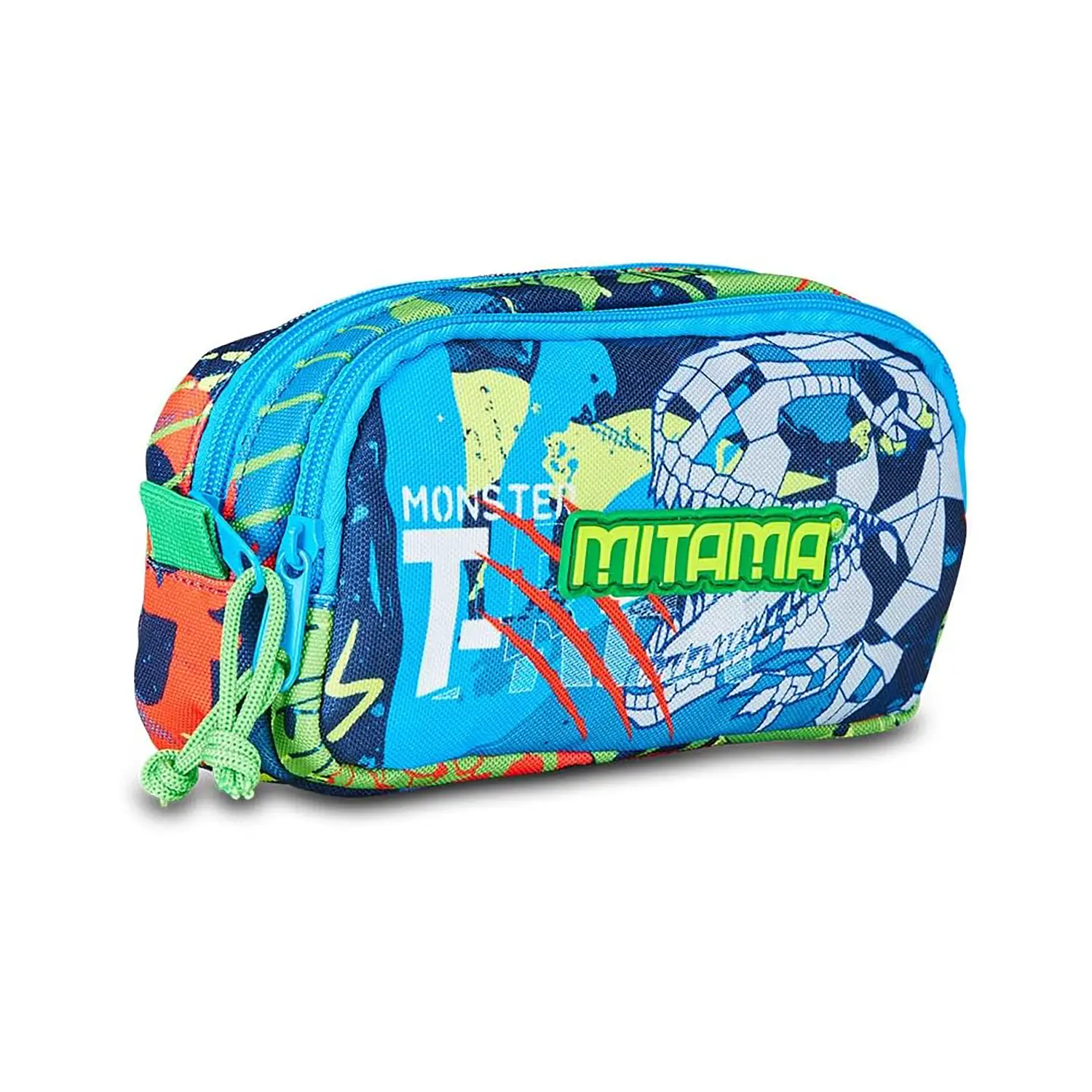 Mitama Fluo Rex Bustina Portapenne Sciola Due Zip - bauletti tombolini bustine