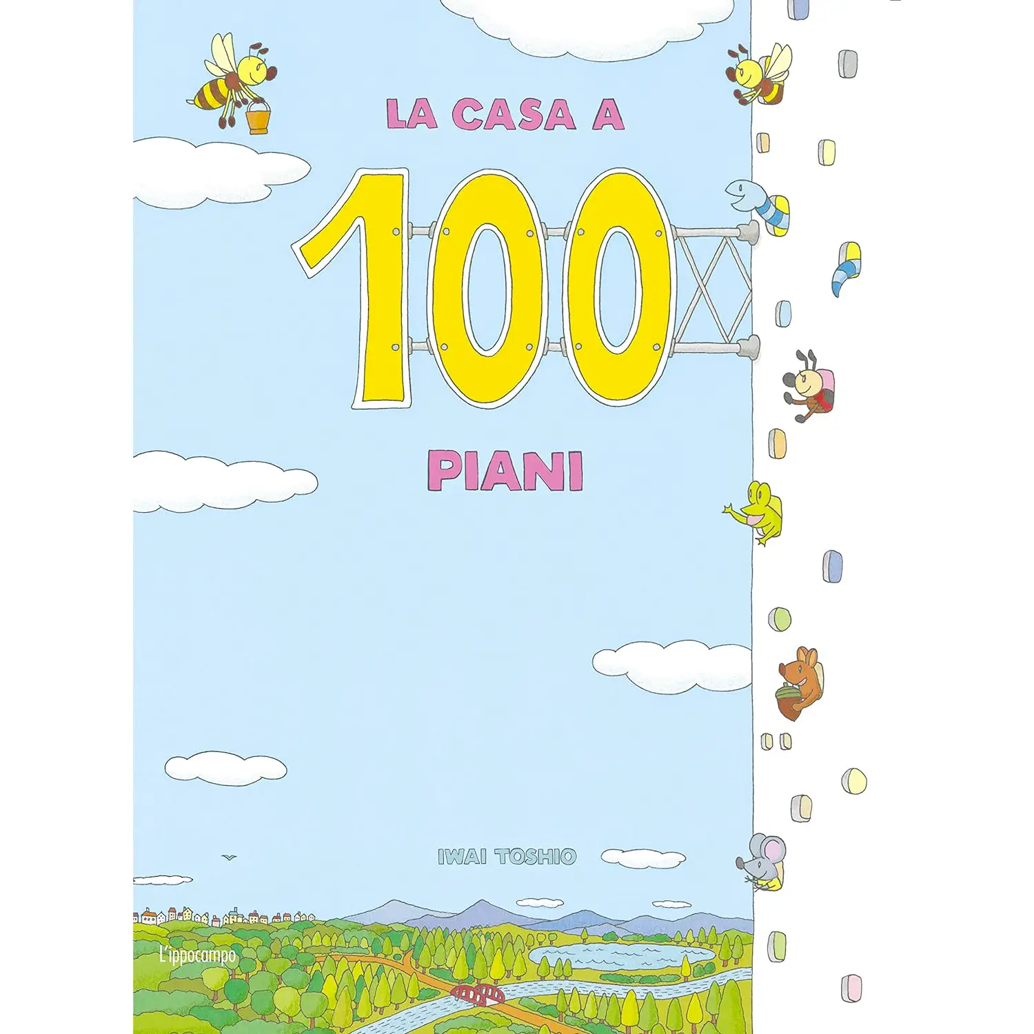 Libro per Bambini, La Casa a 100 Piani, Libro Verticale - Prima biblioteca