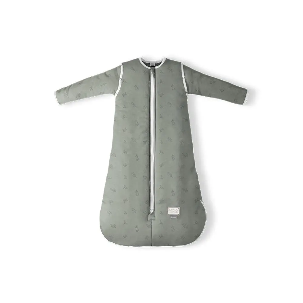 Sacco Nanna Invernale 6-18 mesi con Maniche Sage Green - sacchi termici