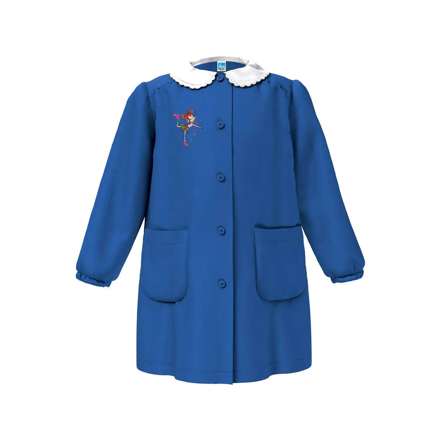 Grembiule Bambina Scuola 4065 Blu 8 Anni - grembiuli scolastici