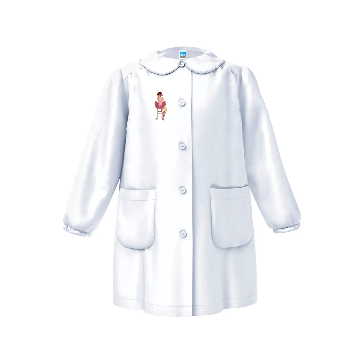 Grembiule Bambina Scuola 4066 Bianco 12 Anni - grembiuli scolastici