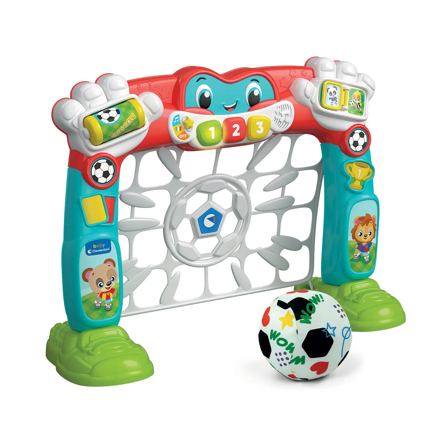 Clementoni Tira e Segna Goleador - Gioco di Calcio per Bambini - Primi giochi