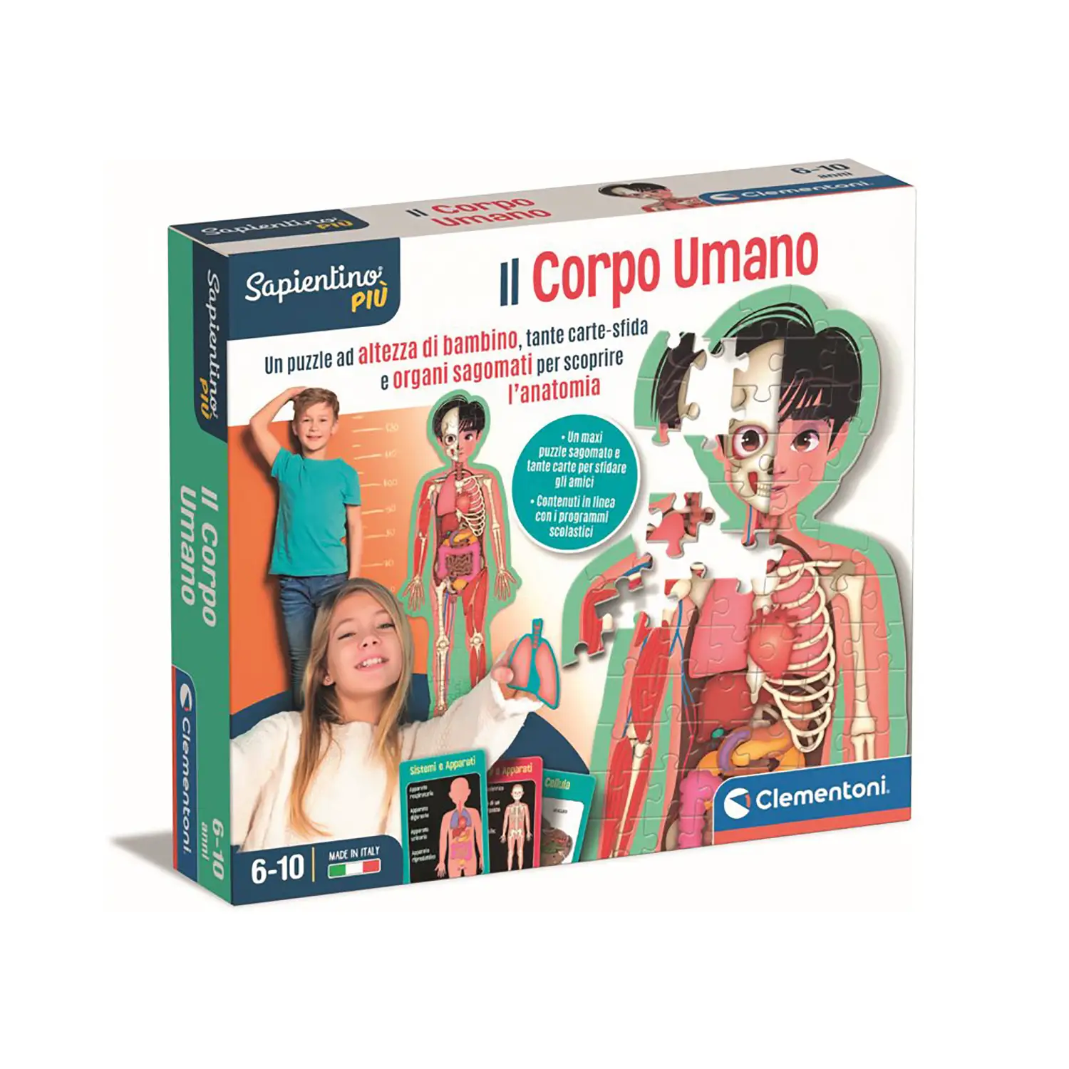 Clementoni Sapientino Più - Il Corpo Umano, Gioco Educativo - sapientino