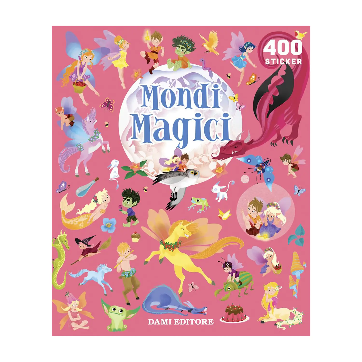 Mondi Magici Libro 400 Stickers - Prima biblioteca