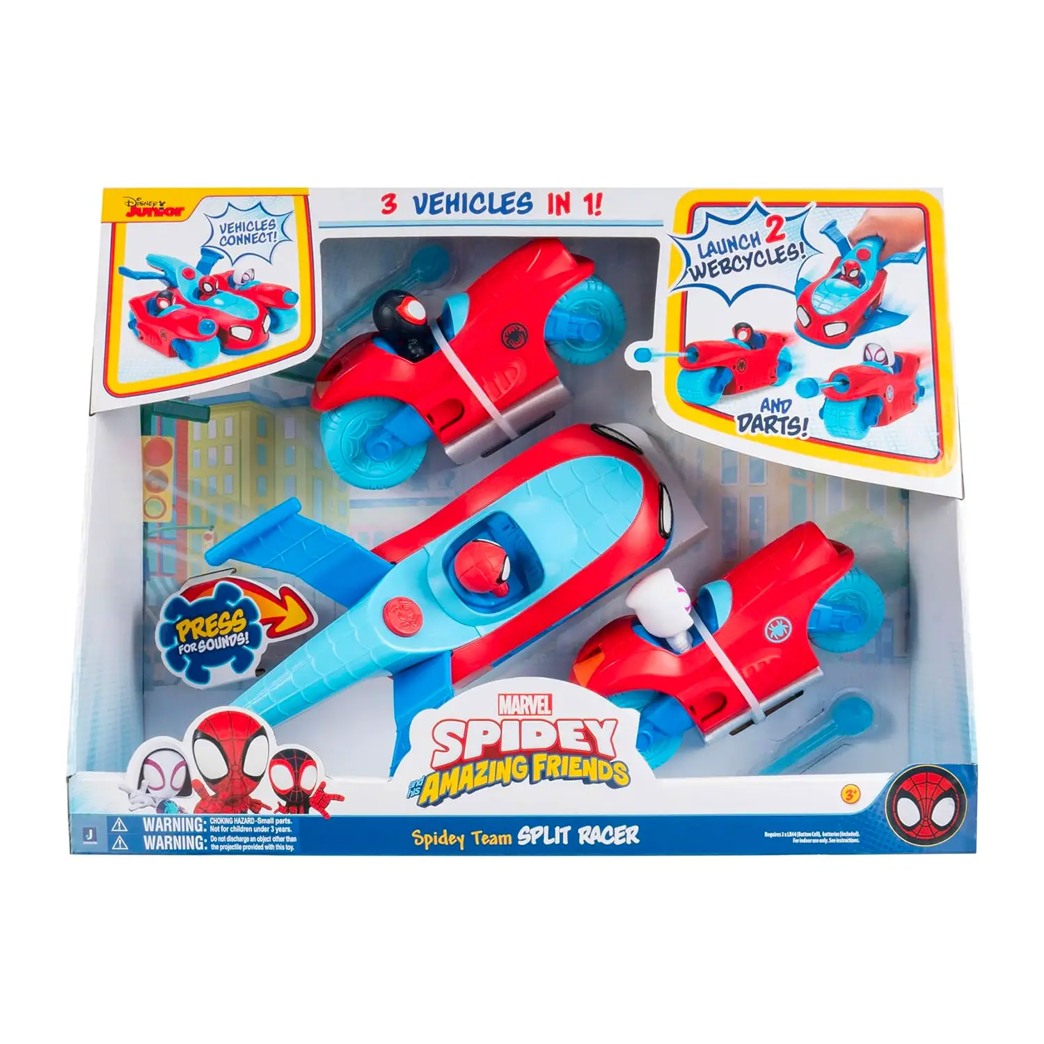 Spidey Veicolo Deluxe 3 in 1 Trasformabile - action figures ed accessori
