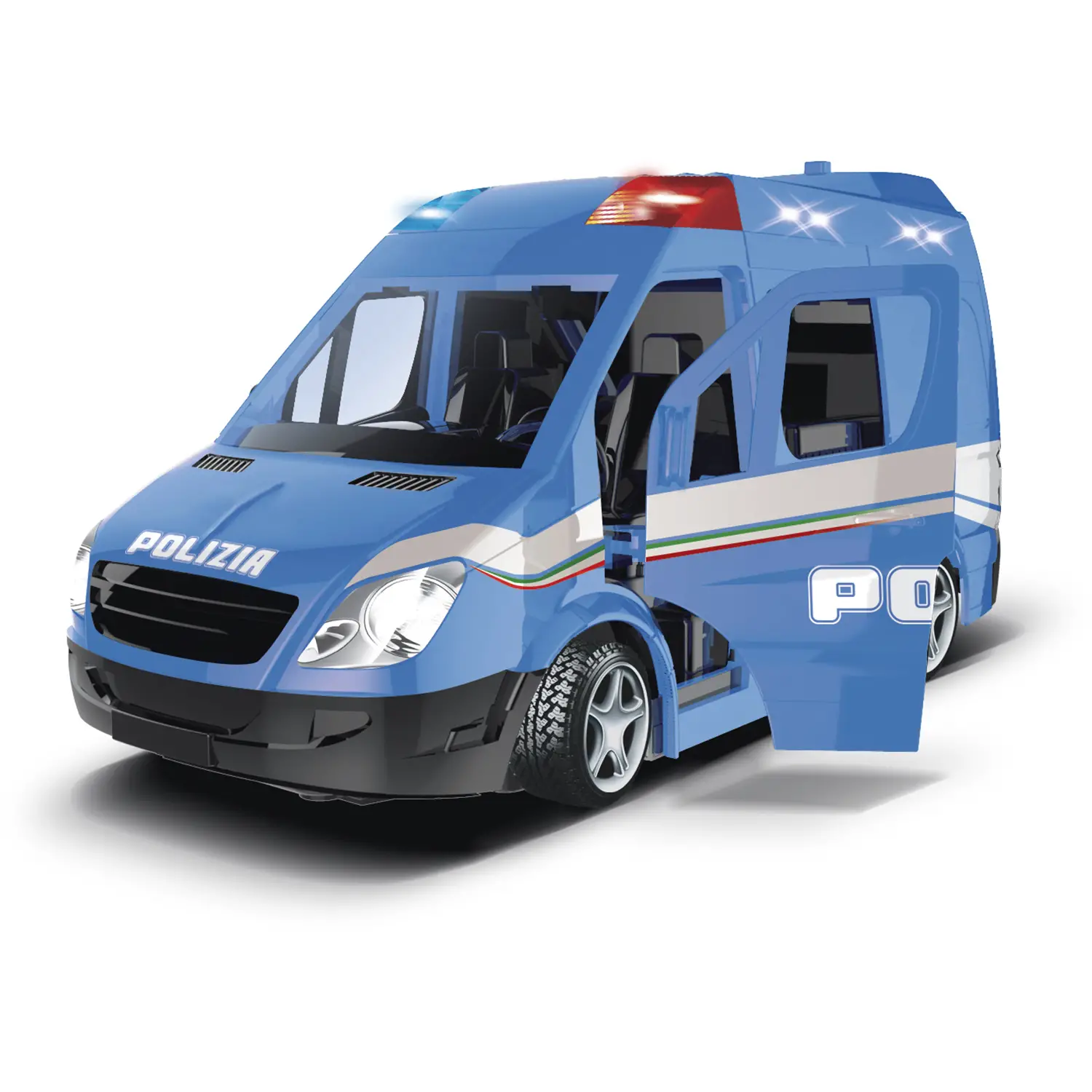 Auto 1:20 Unita' Mobile Polizia A Frizione - modellini