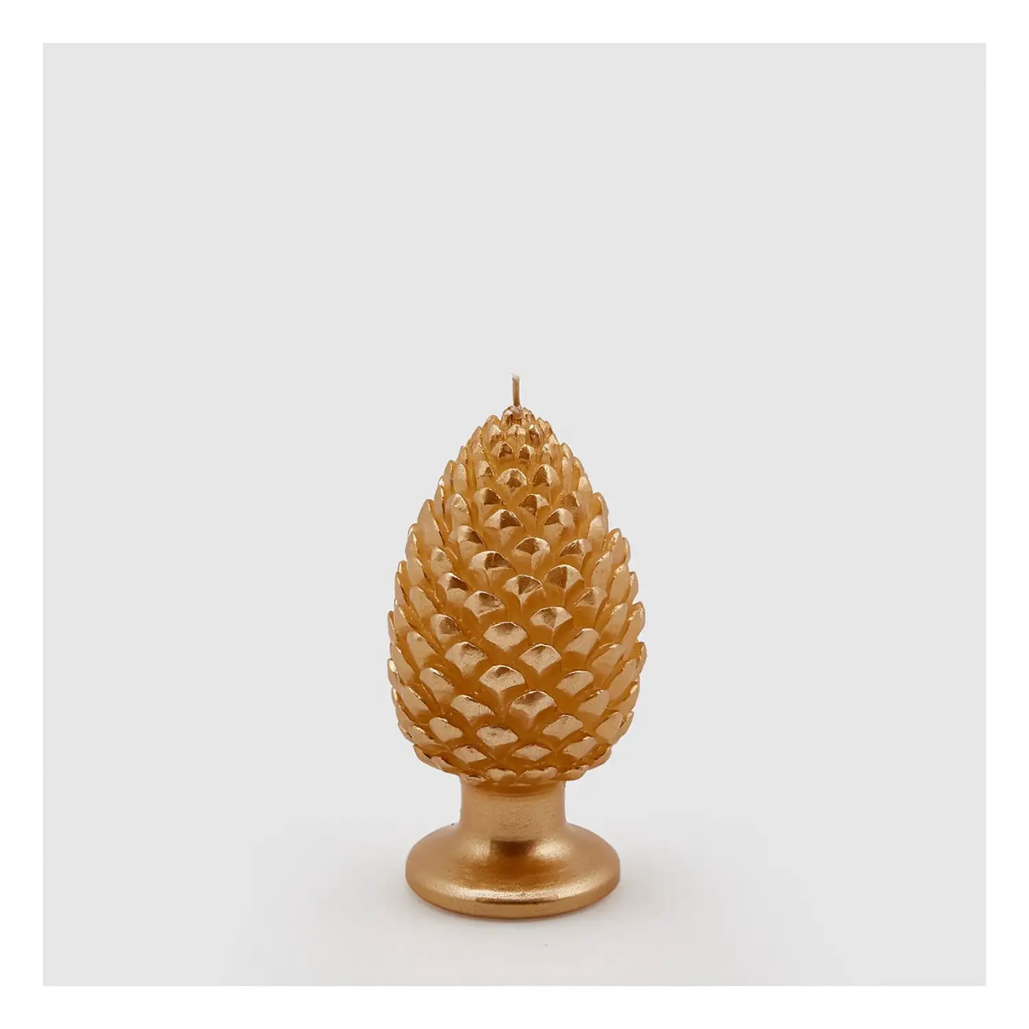 Candela Pigna Oro 15x8 Cm - addobbi casa