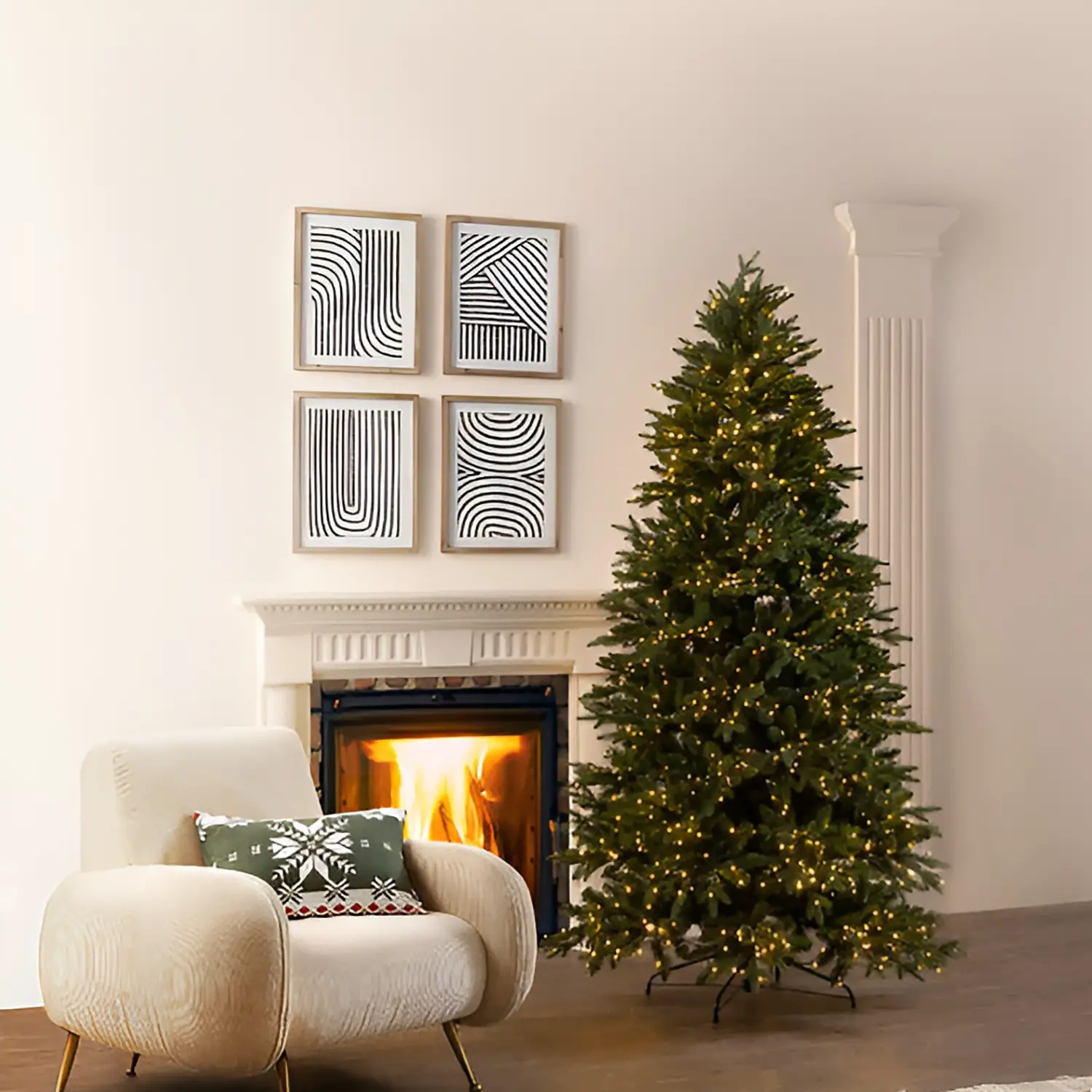 Albero Di Natale Pino Cristallo 2.500 Miniled 240x139 Cm **ULTIMO PEZZO** - addobbi casa