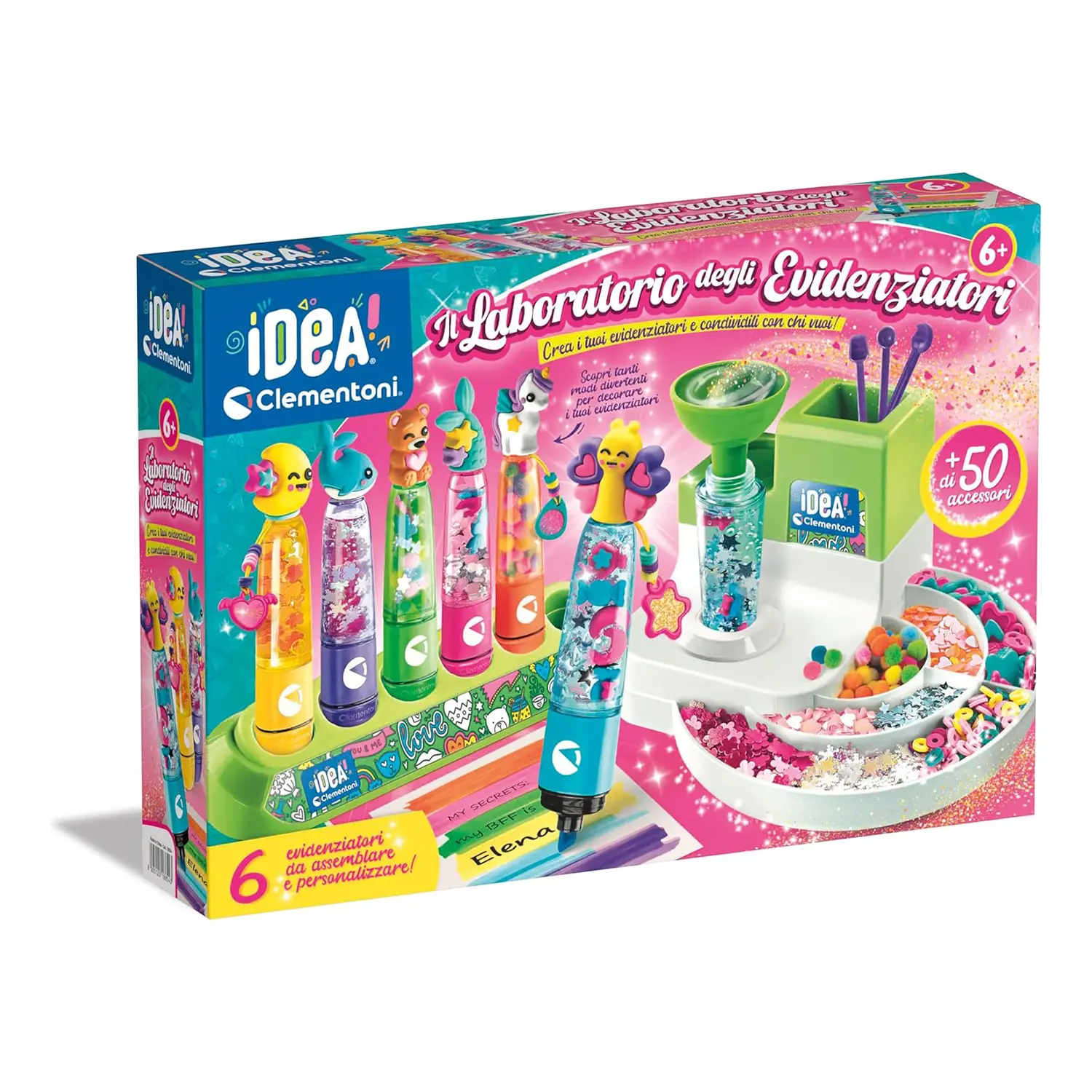 Clementoni Idea Laboratorio degli Evidenziatori - Kit Creativo - creatività