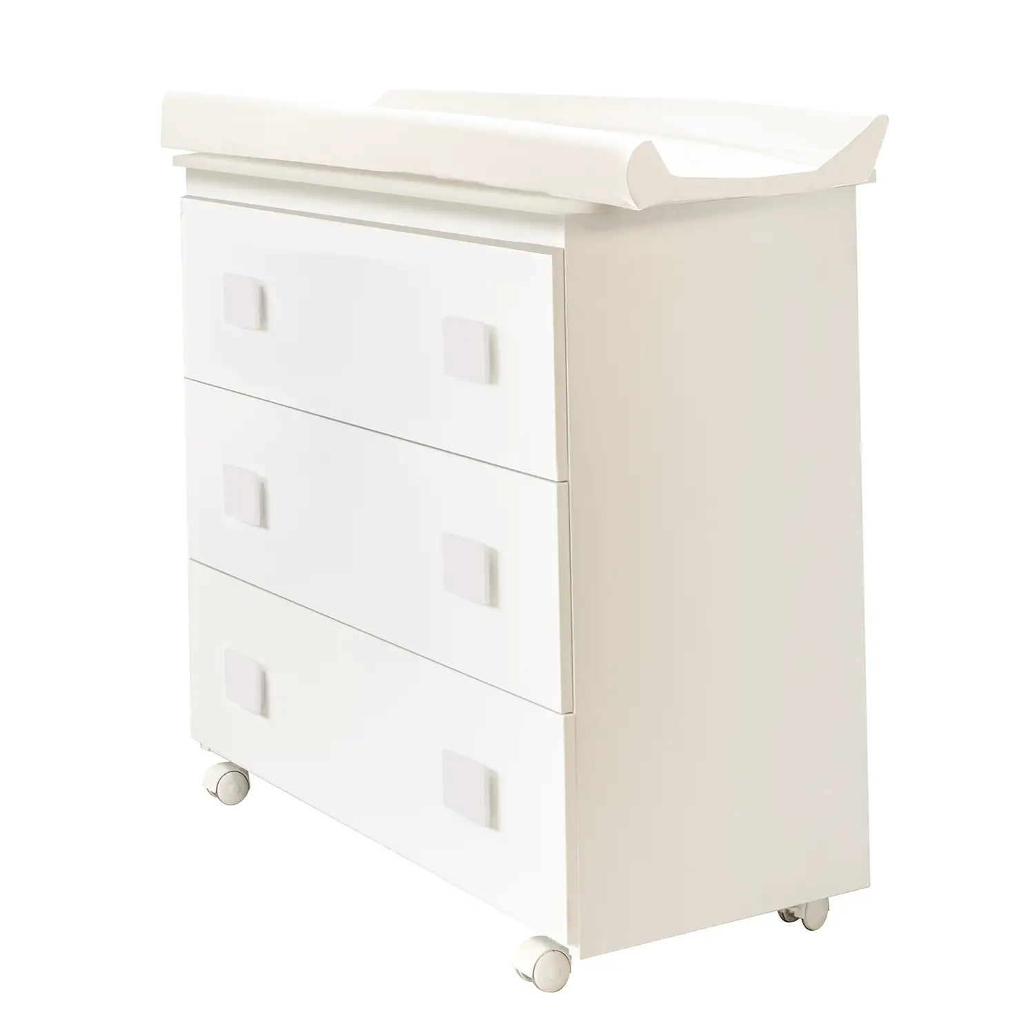 Bagnetto Infinito Bianco con Pomelli Bianchi Italbaby - Zona cambio e bagno