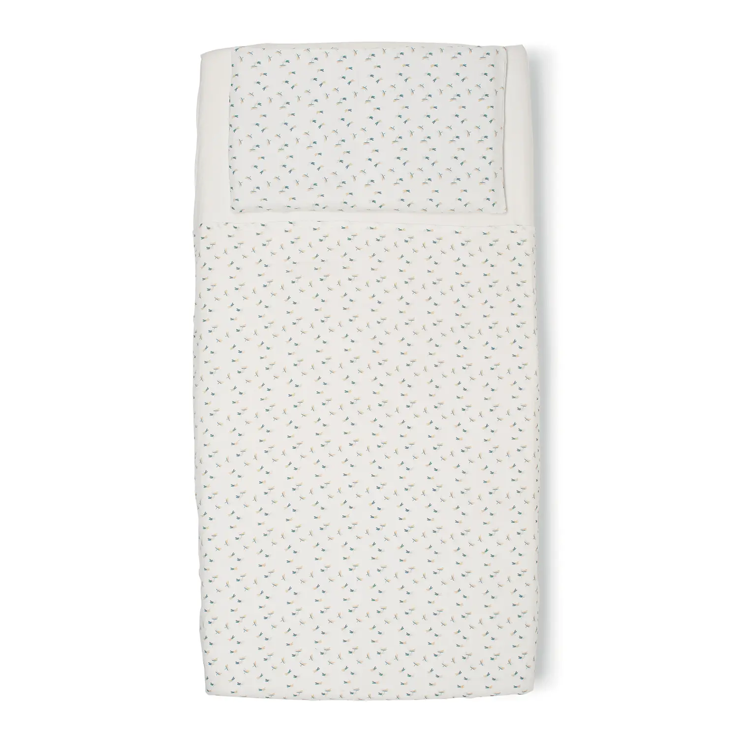 Lenzuolo Sopra con Federa Libellule per Lettino 110X150 cm - lenzuolini