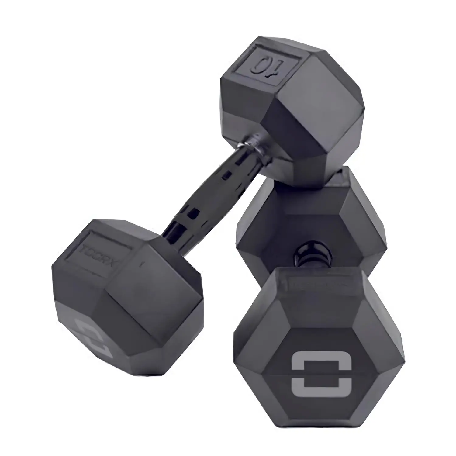 Manubrio Esagonale Gommato Con Antiscivolo 5Kg - addominali e barre trazioni