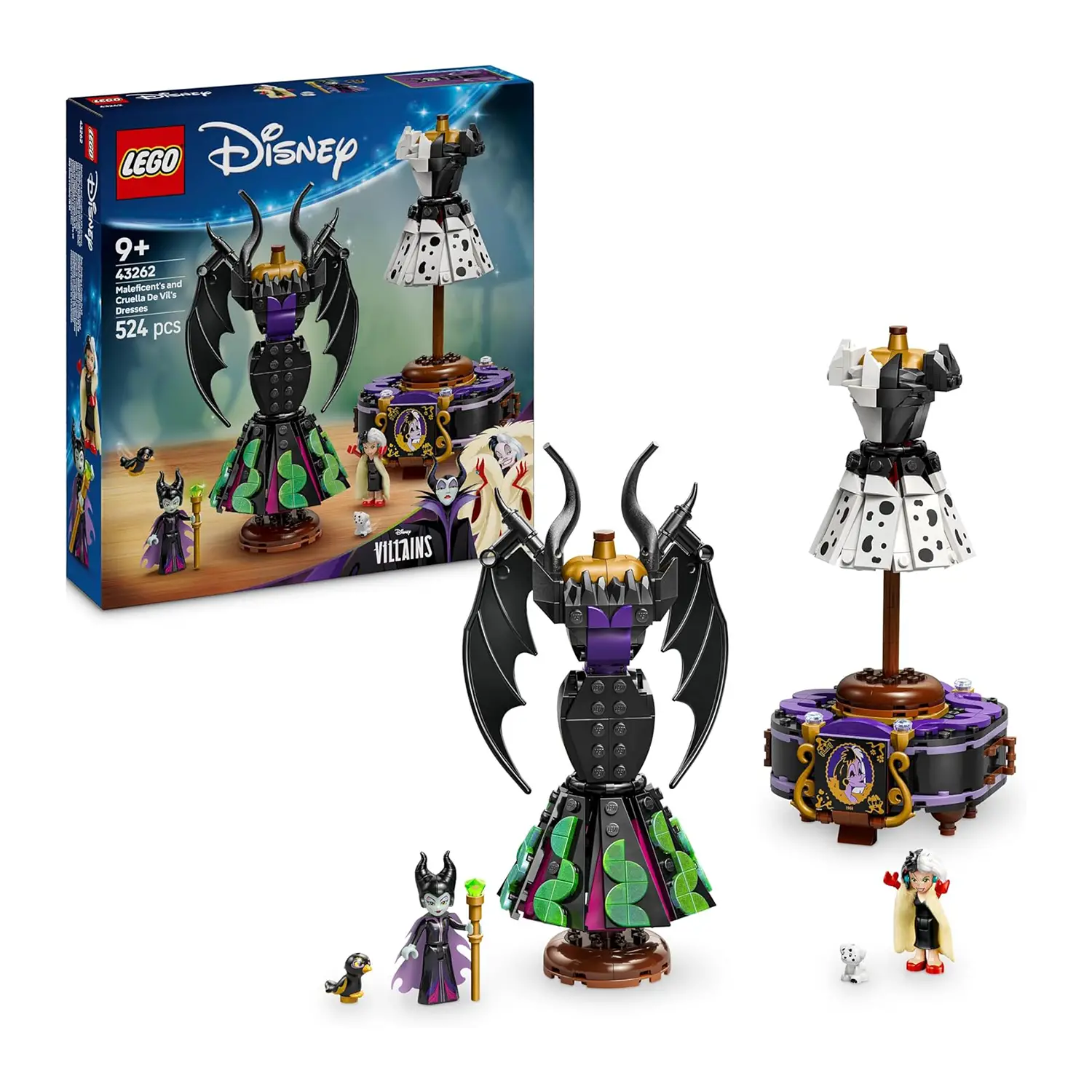 Lego Disney - Abiti di Malefica e Crudelia De Mon 43262 - lego