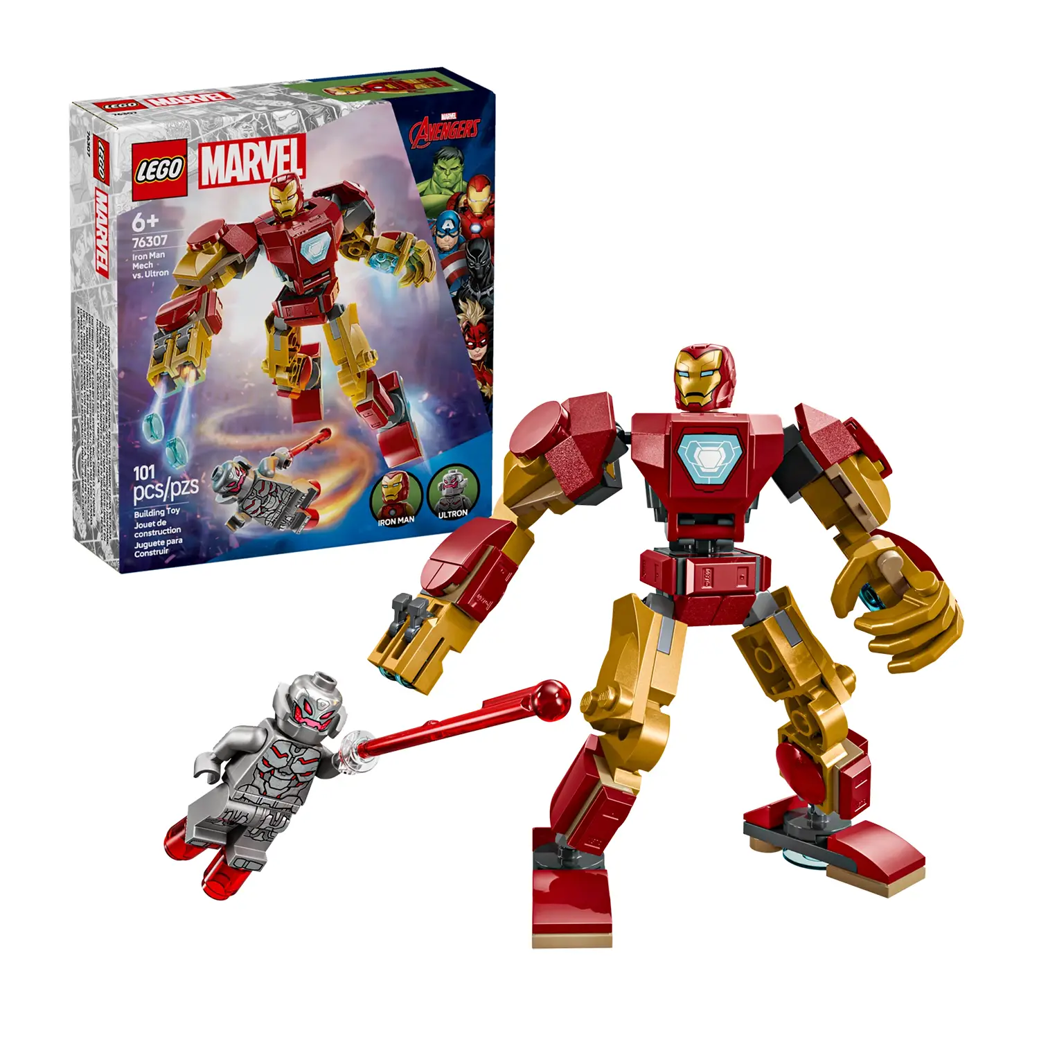 Lego Super Heroes Marvel - Mech di Iron Man vs Ultron 76307 - lego