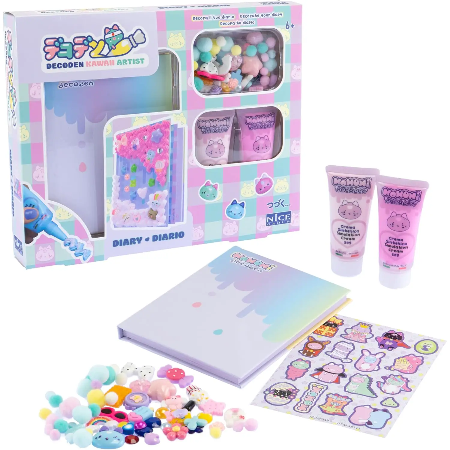 Momomi Decoden - Decora Il Tuo Diario - creatività