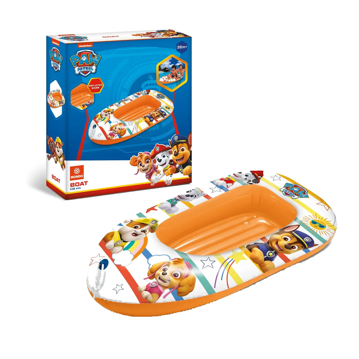 Canotto Boat Gonfiabile 112 cm Paw Patrol - estivo mare