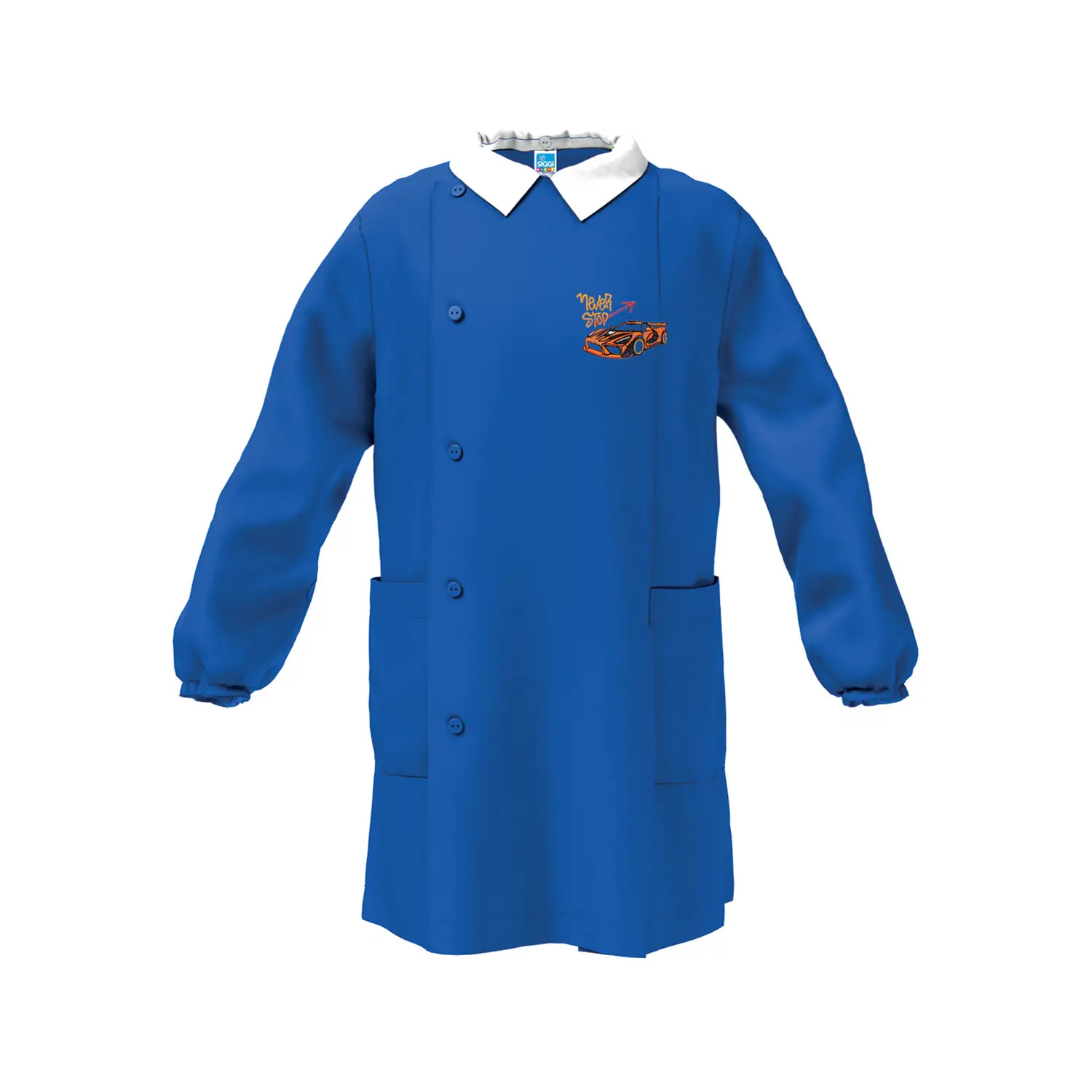 Grembiule Bambino Scuola Auto Corsa Blu 8 Anni - grembiuli scolastici