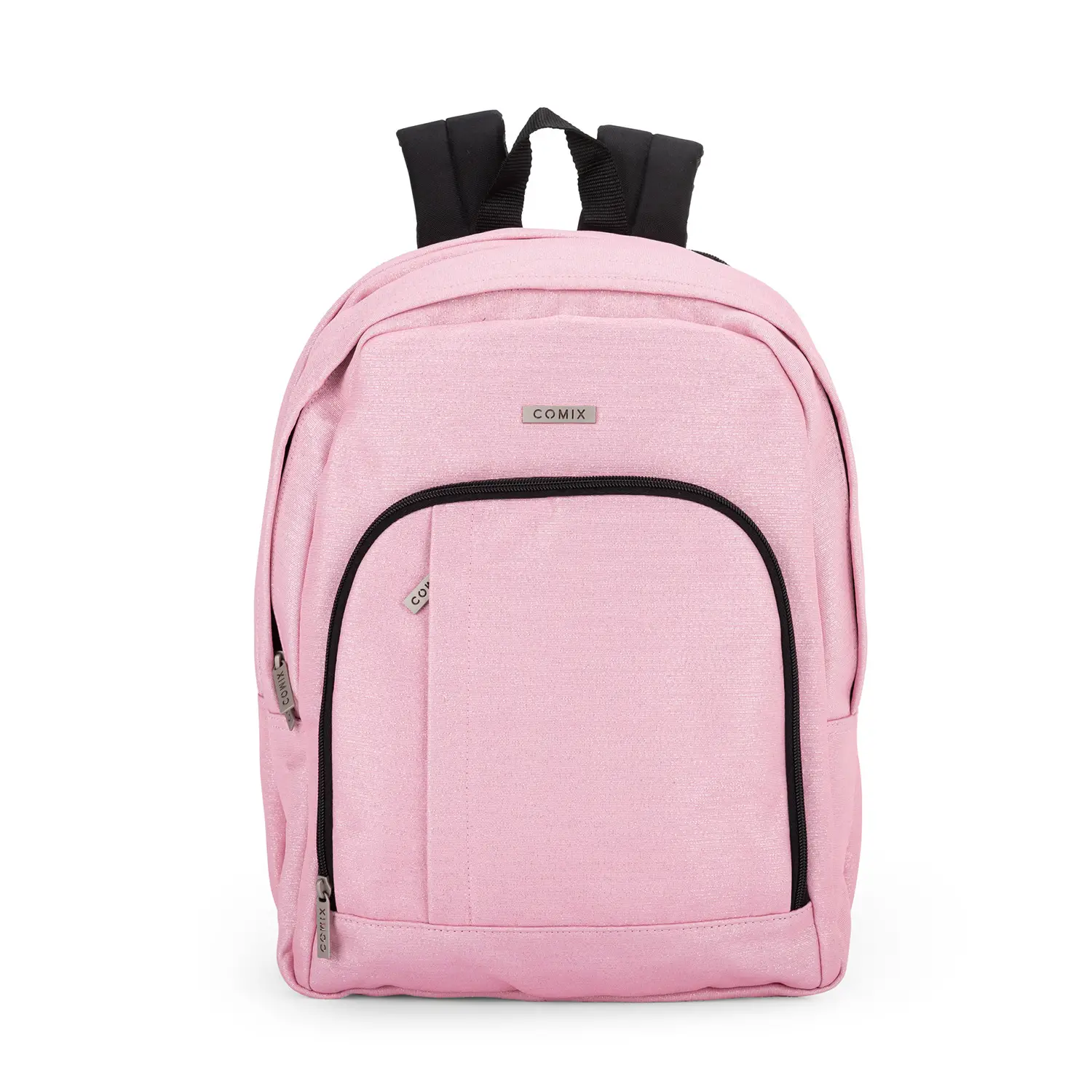 Comix Zaino Scuola Organizzato Lurex Rosa - zaini scuola