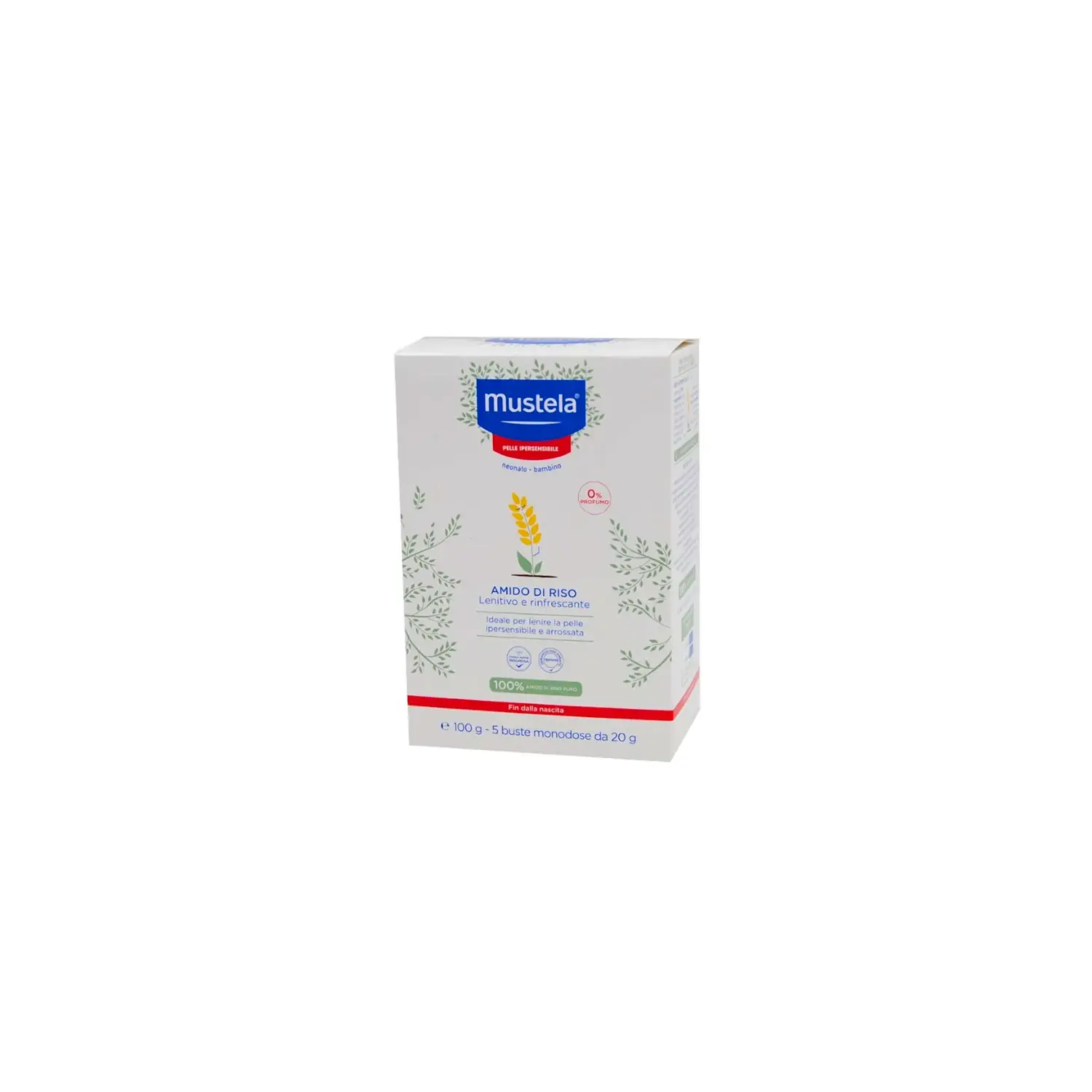 Amido di Riso 120 gr Rinfrescante e Lenitivo - cosmesi e igiene