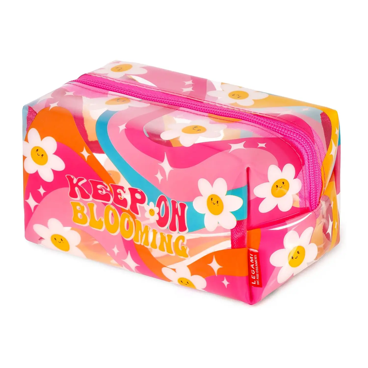 Legami - Trousse Porta Trucchi, Makeup Queen, in Metallo e TPU, Tema Daisy - legami