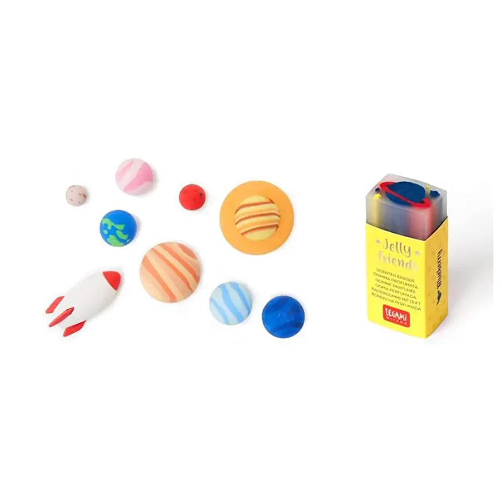 Legami - Solar System, Set di 9 Gomme - legami