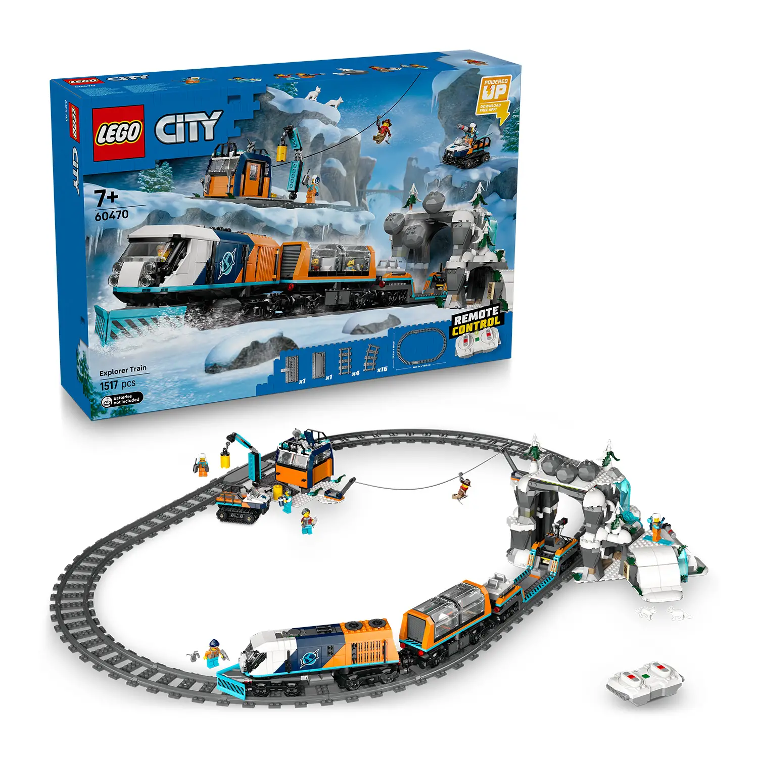 Lego City Treno Espresso Artico Degli Esploratori 60470 - lego