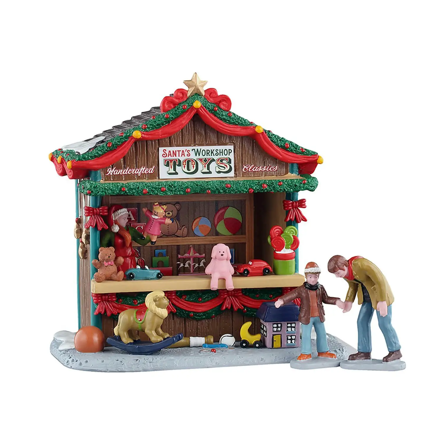 Lemax Santa’s Workshop Toys 53737 – Negozio di Giocattoli Natalizio Caddington Village - scene e villaggi