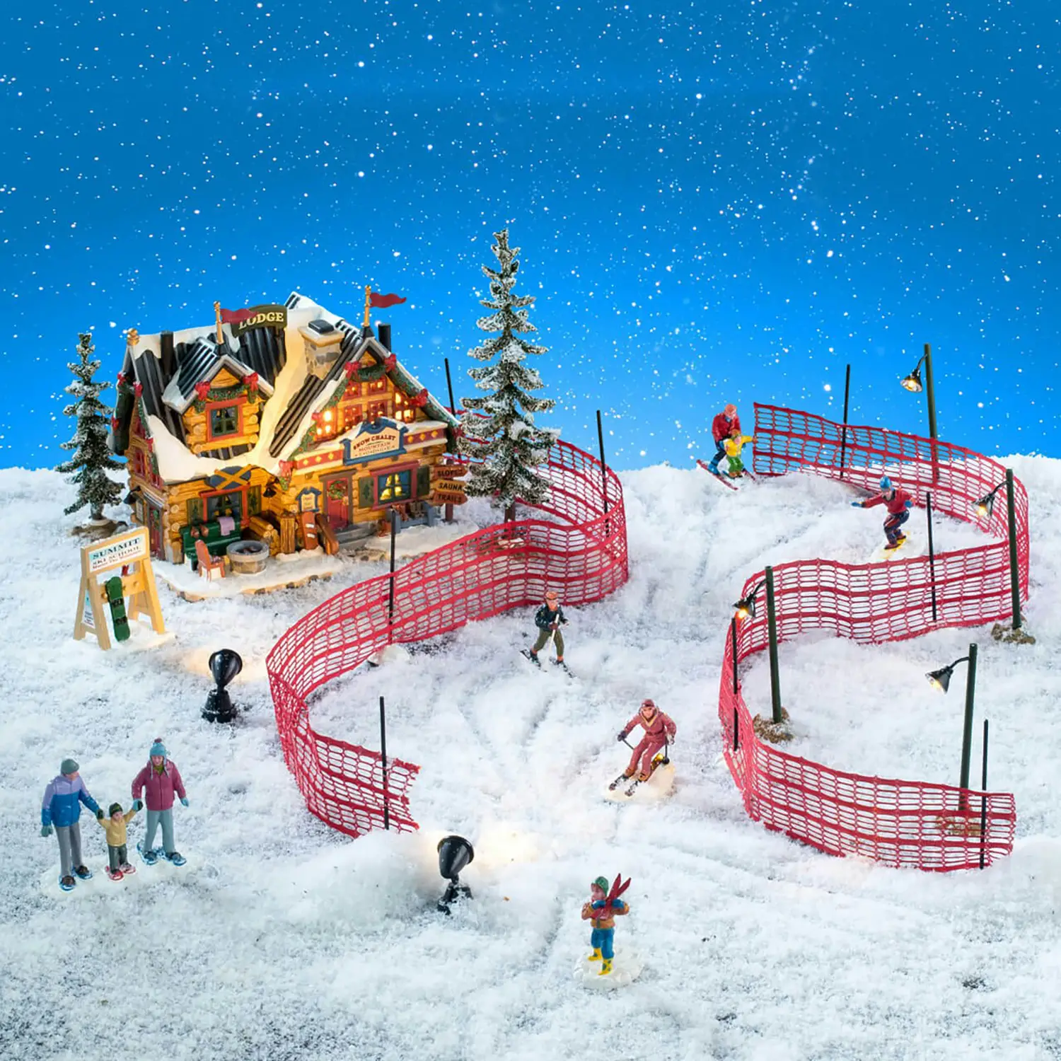 Lemax Apres-Ski Lodge Set 56676 – Set Chalet Après-Ski Luminoso Vail Village - scene e villaggi