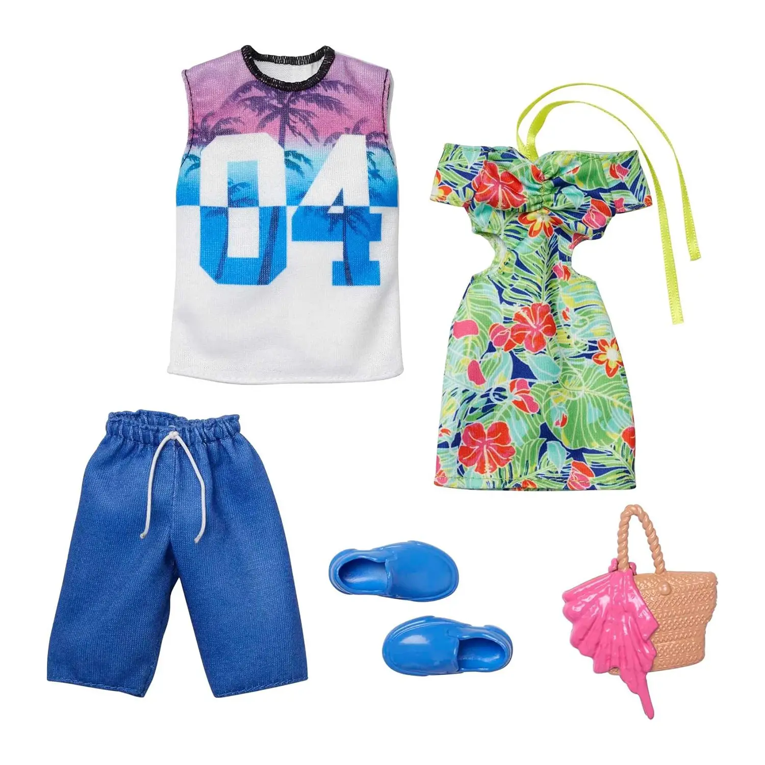 Abiti Barbie and Ken beach pack - collezionabili bambina