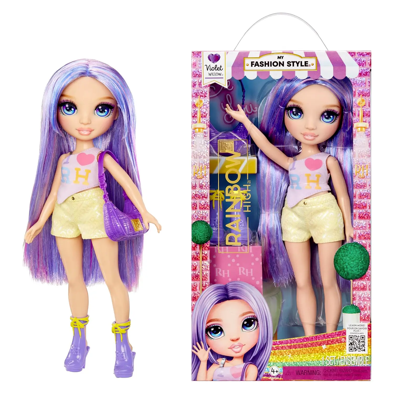 Rainbow High My Fashion Style Fashion Dolls - Violet - collezionabili bambina