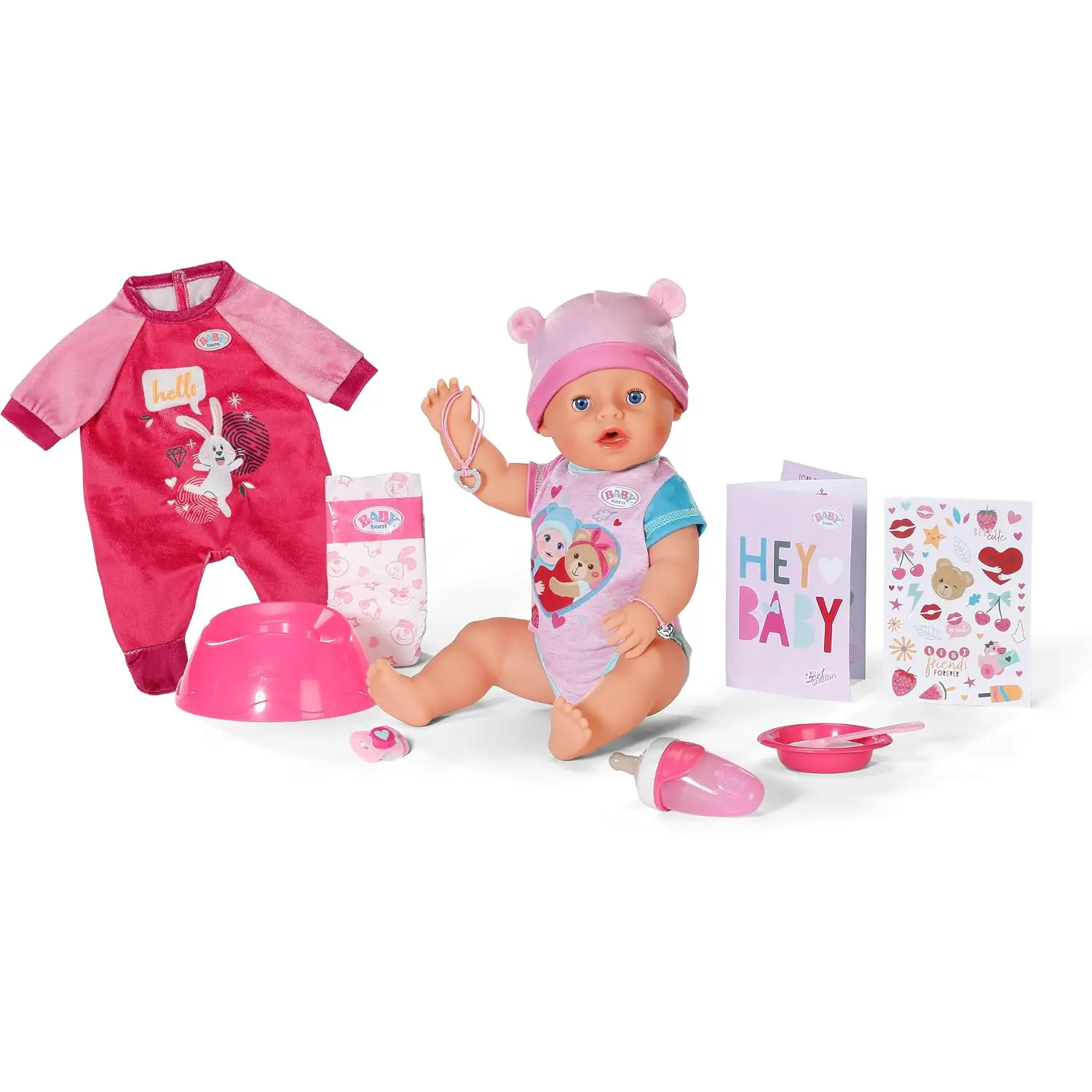 Bambola Baby Born Emma 43 cm con Tutina - Zapf Creation - collezionabili bambina