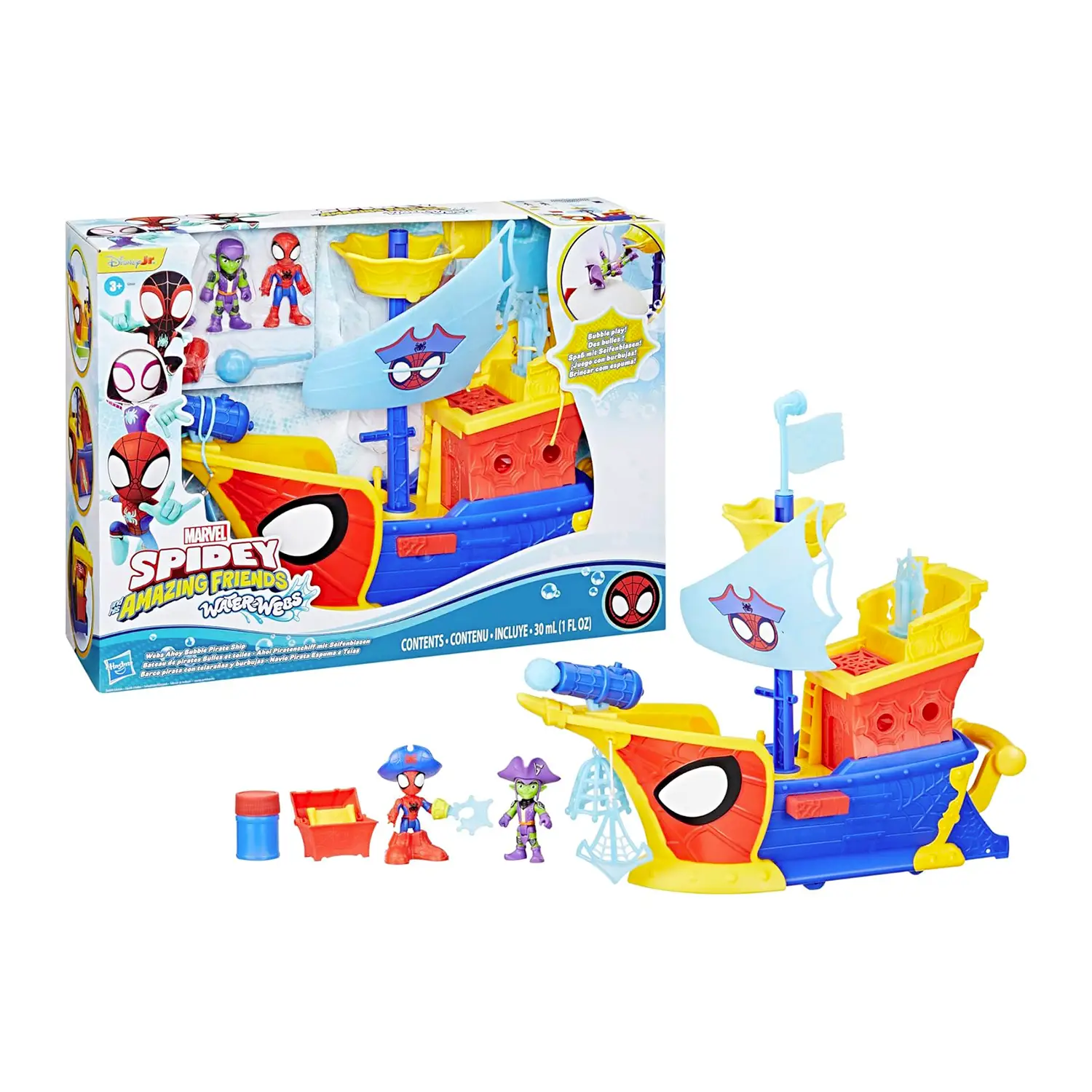 Spidey Water Web Nave Pirati - action figures ed accessori