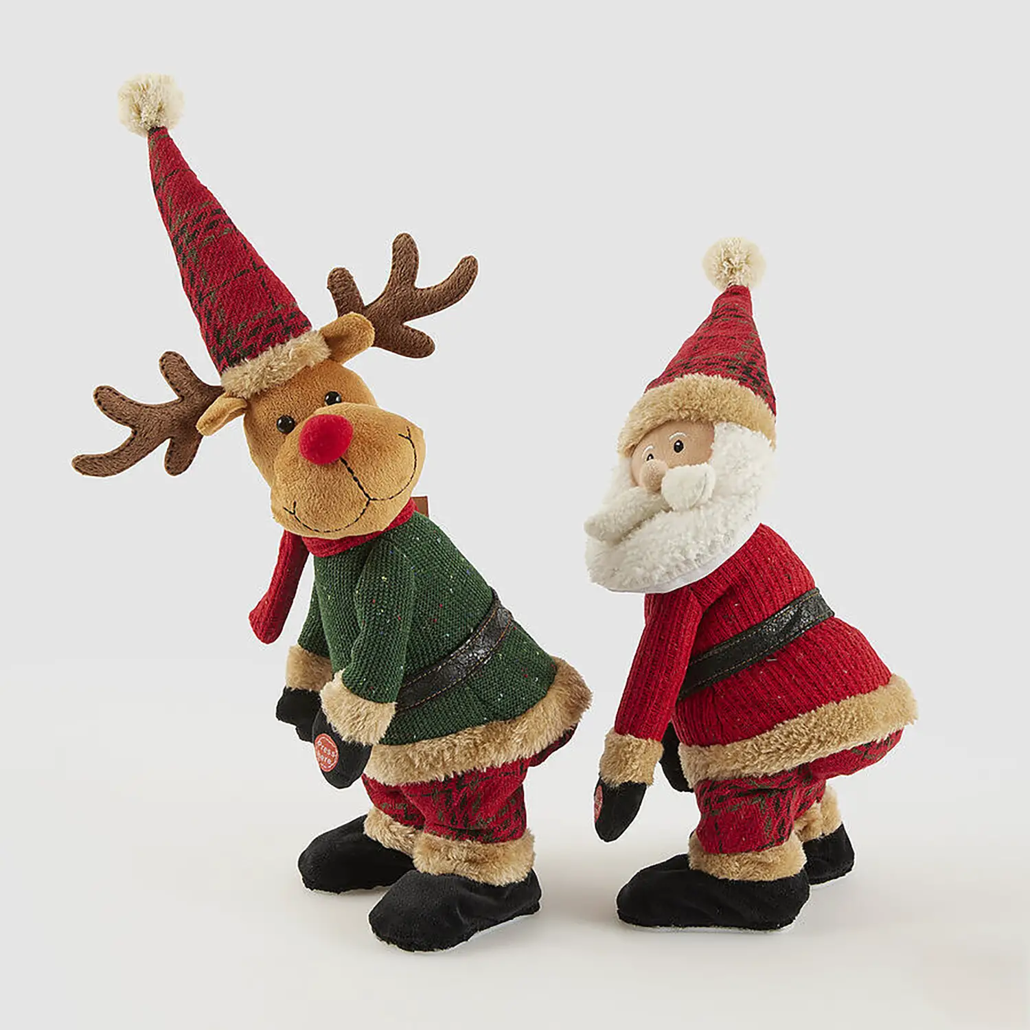 Decoro Natalizio Xmas Twerk con Musica e Movimento 38cm EDG - addobbi casa