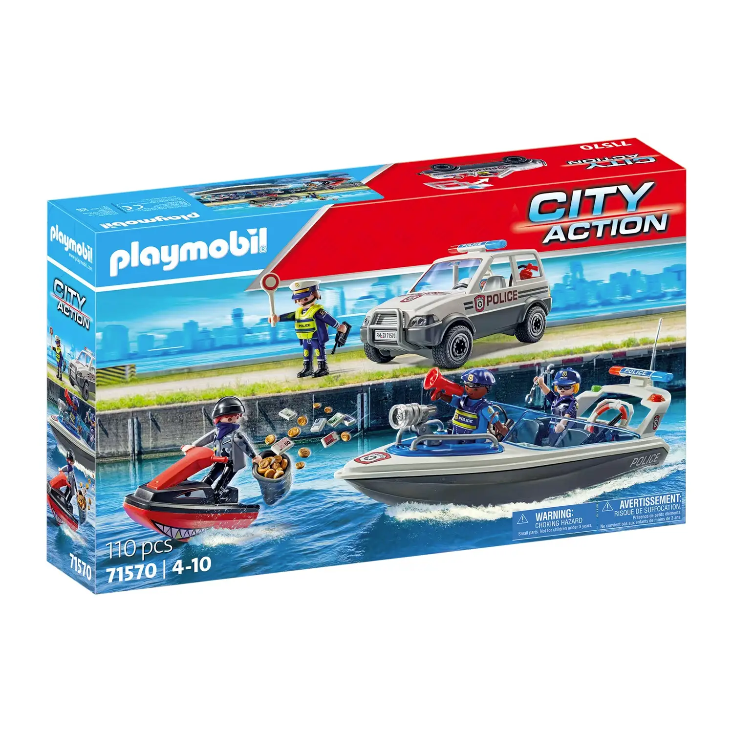 Polizia In Azione Playmobil City Action - playmobil