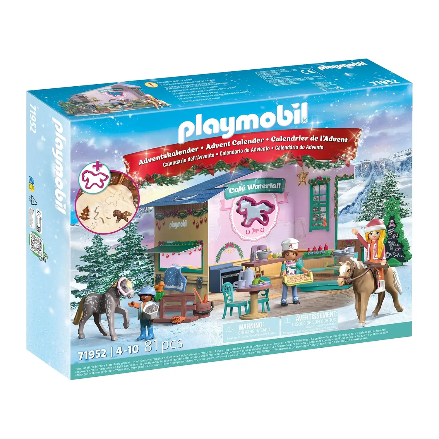 Calendario Dell'Avvento: Natale In Pasticceria Playmobil Horses Of Waterfall - playmobil