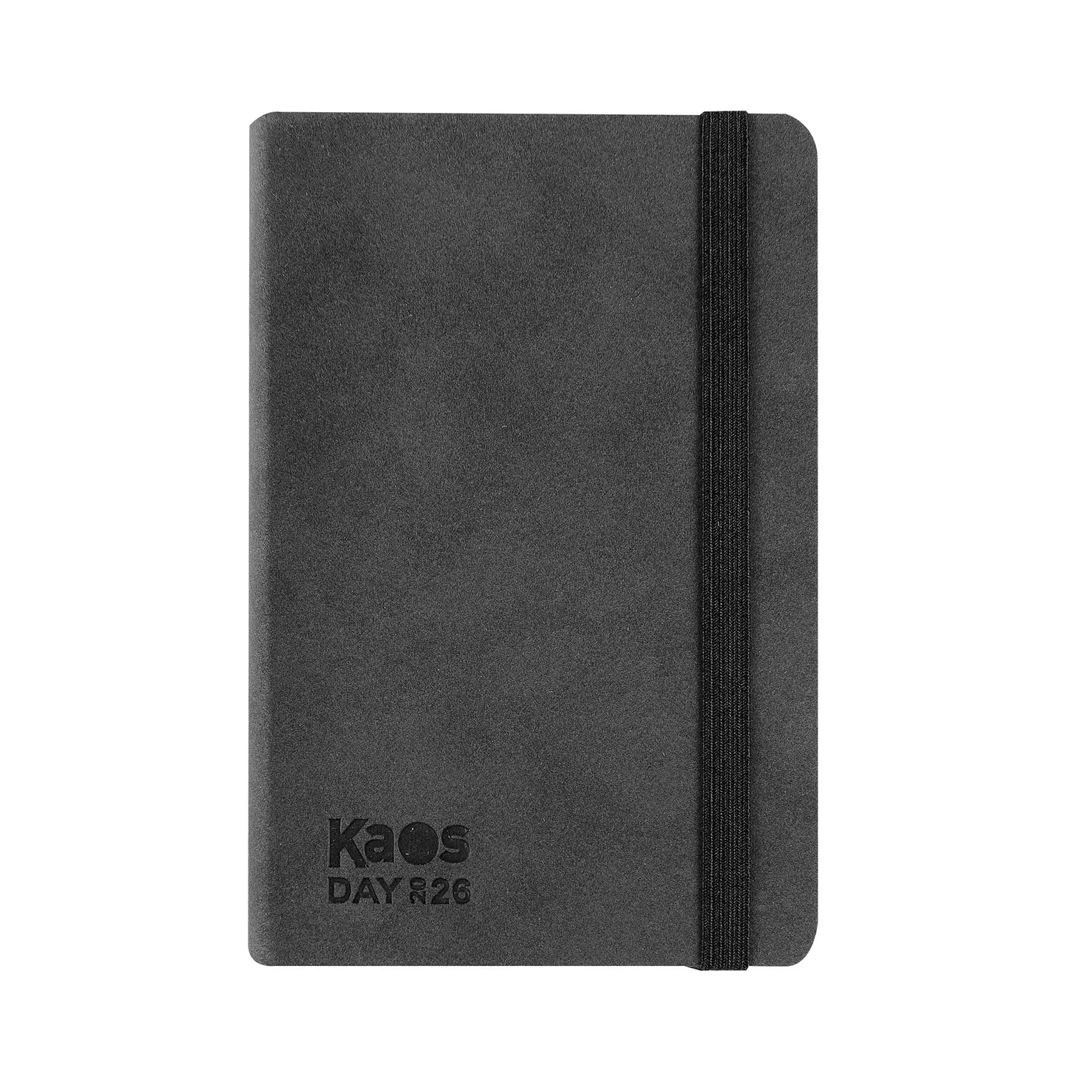 Agenda Kaos 2026 Day Midi Black – Giornaliera 12 Mesi 384 Pagine - agende